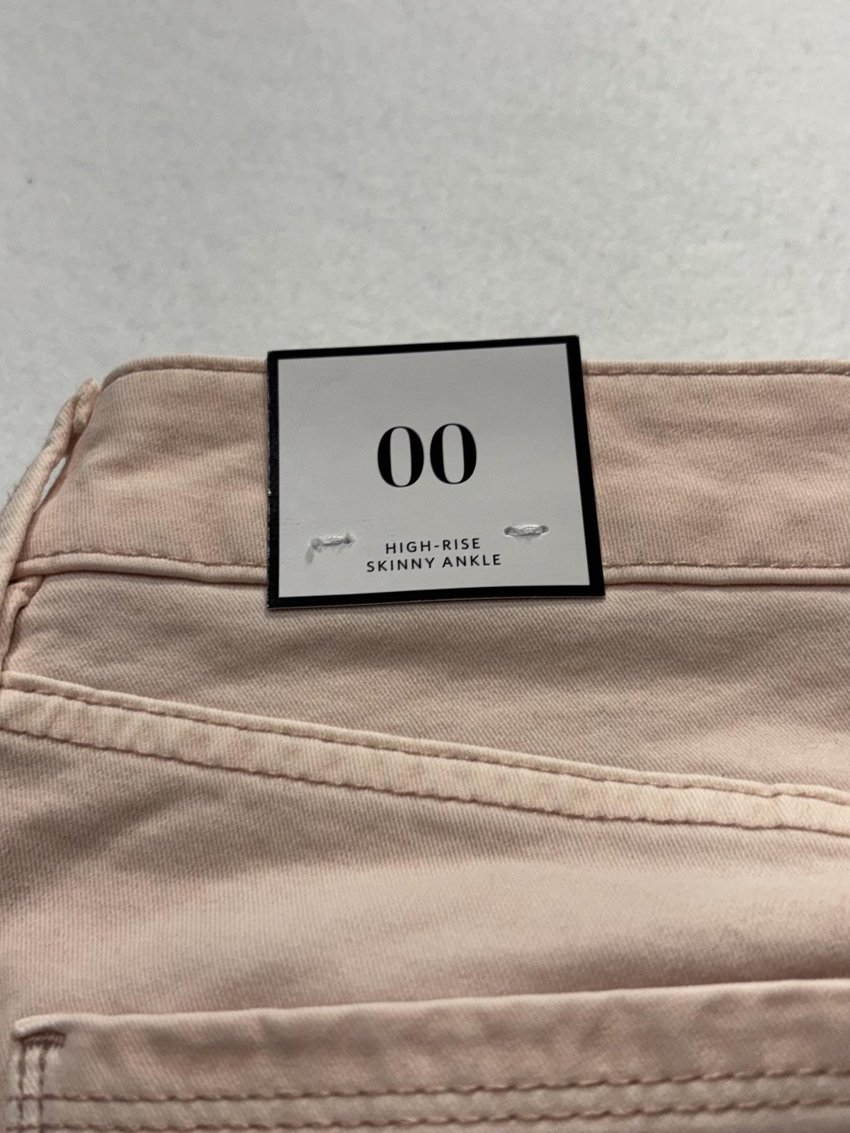 White House Black Market HR Sculpt Skinny Jeans Womens 00 Pink High Rise Stretch