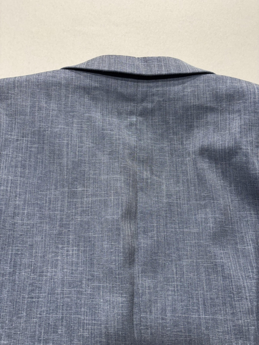 Bocaccio Uomo Sport Coat Mens 44 Blue Stretch Two Button Blazer Notch Lapel