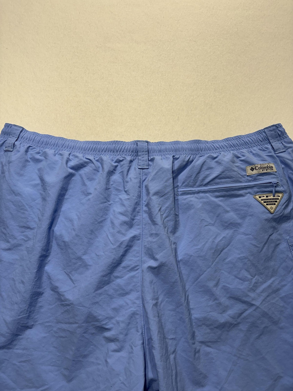 Columbia PFG Omni-Shade Swim Shorts Mens 2XL Blue Fishing Quick Dry Mesh Lined