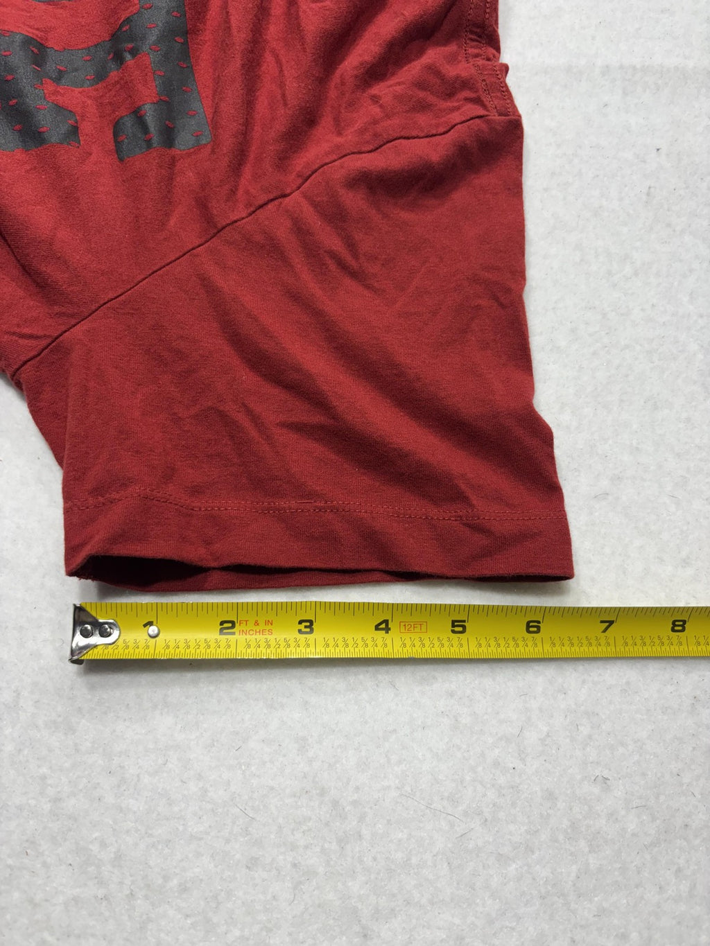 True Religion Shirt Mens Small Red Buddha Logo Graphic Tee Short Sleeve Cotton