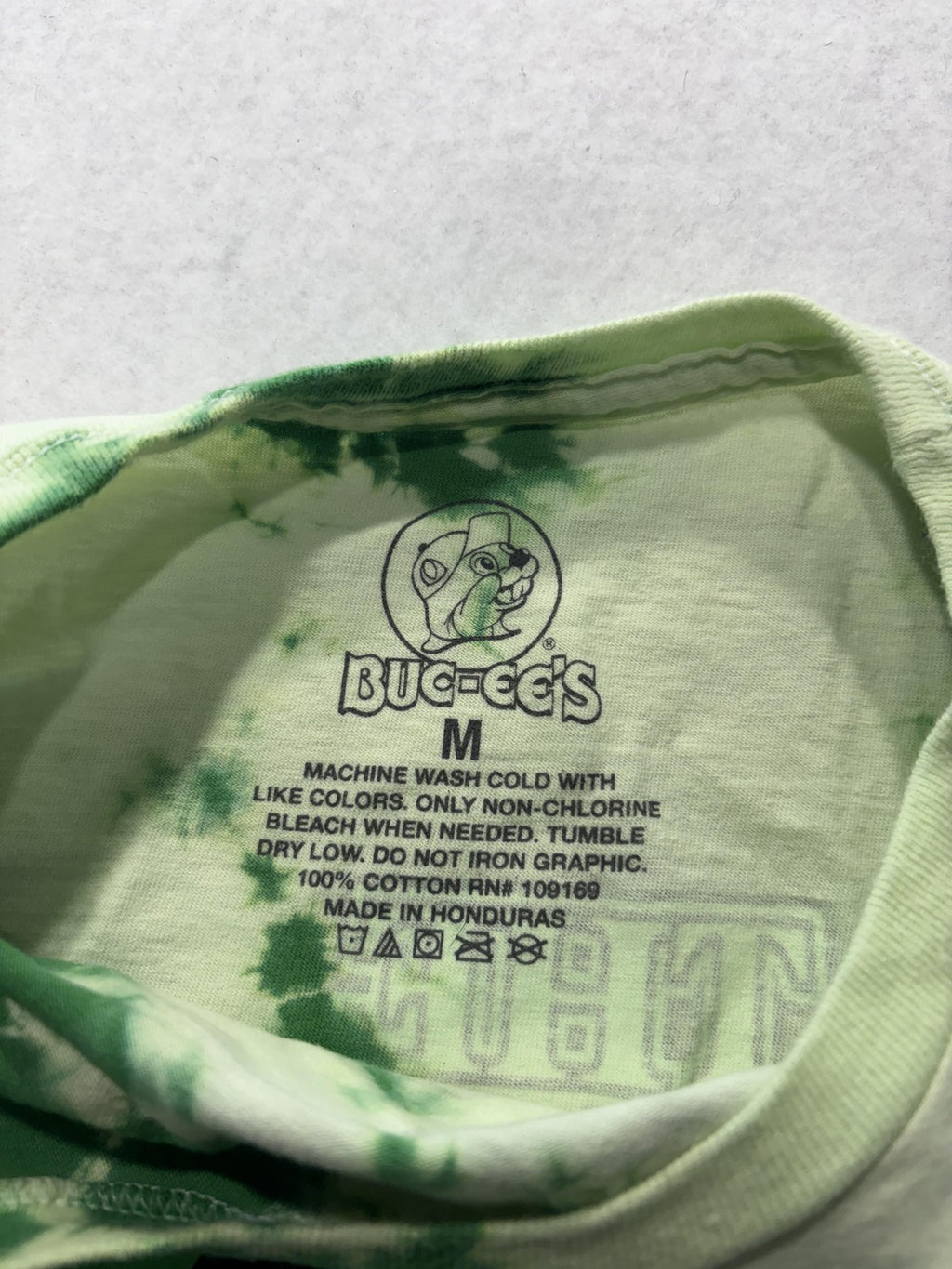 Buc-ee's Shirt Mens Medium Green Tie Dye The Paddy St Patricks Day Graphic Tee