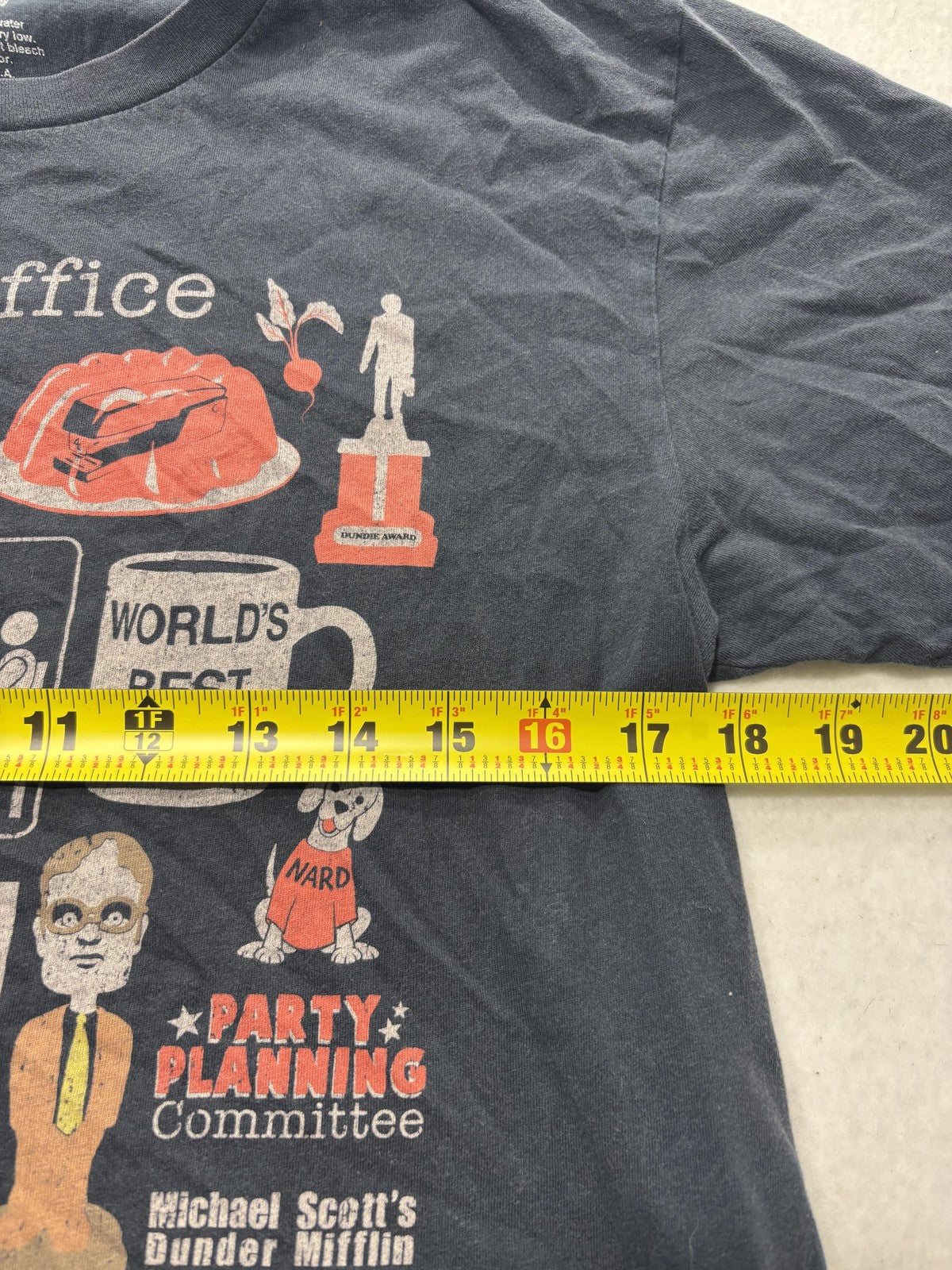 The Office Shirt Mens Medium Blue Thats What She Said Graphic Tee Dwight Schrute