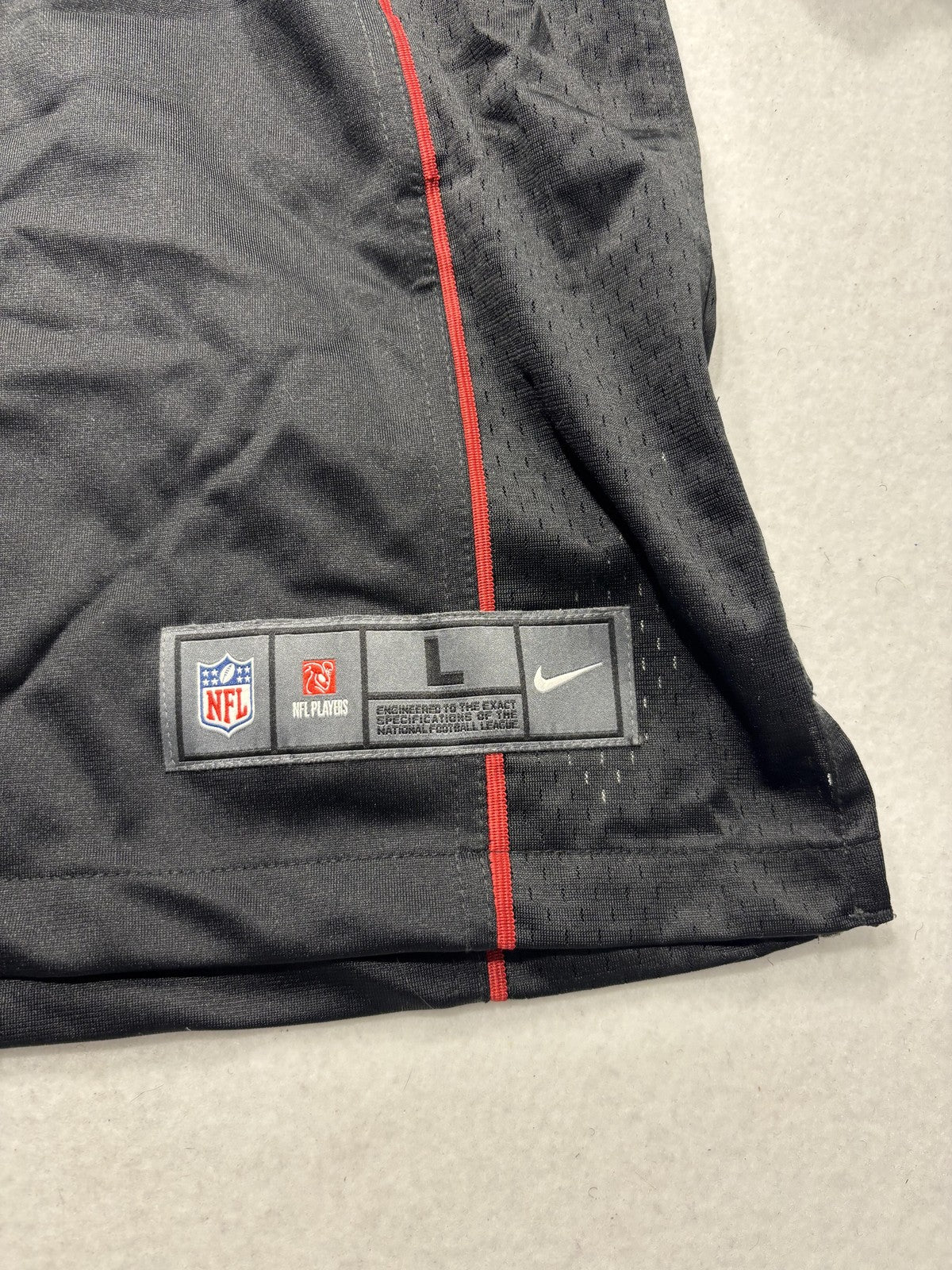 Arizona Cardinals Jersey Mens Large Black NFL Football Nike On Field Ford 72