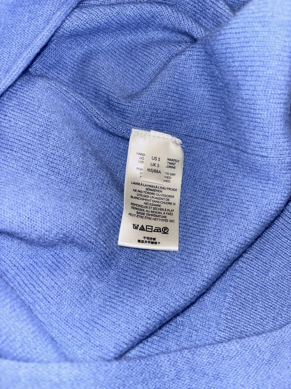 Free People Sweater Womens S Blue V Neck Lightweight Knit Pullover Raglan Casual