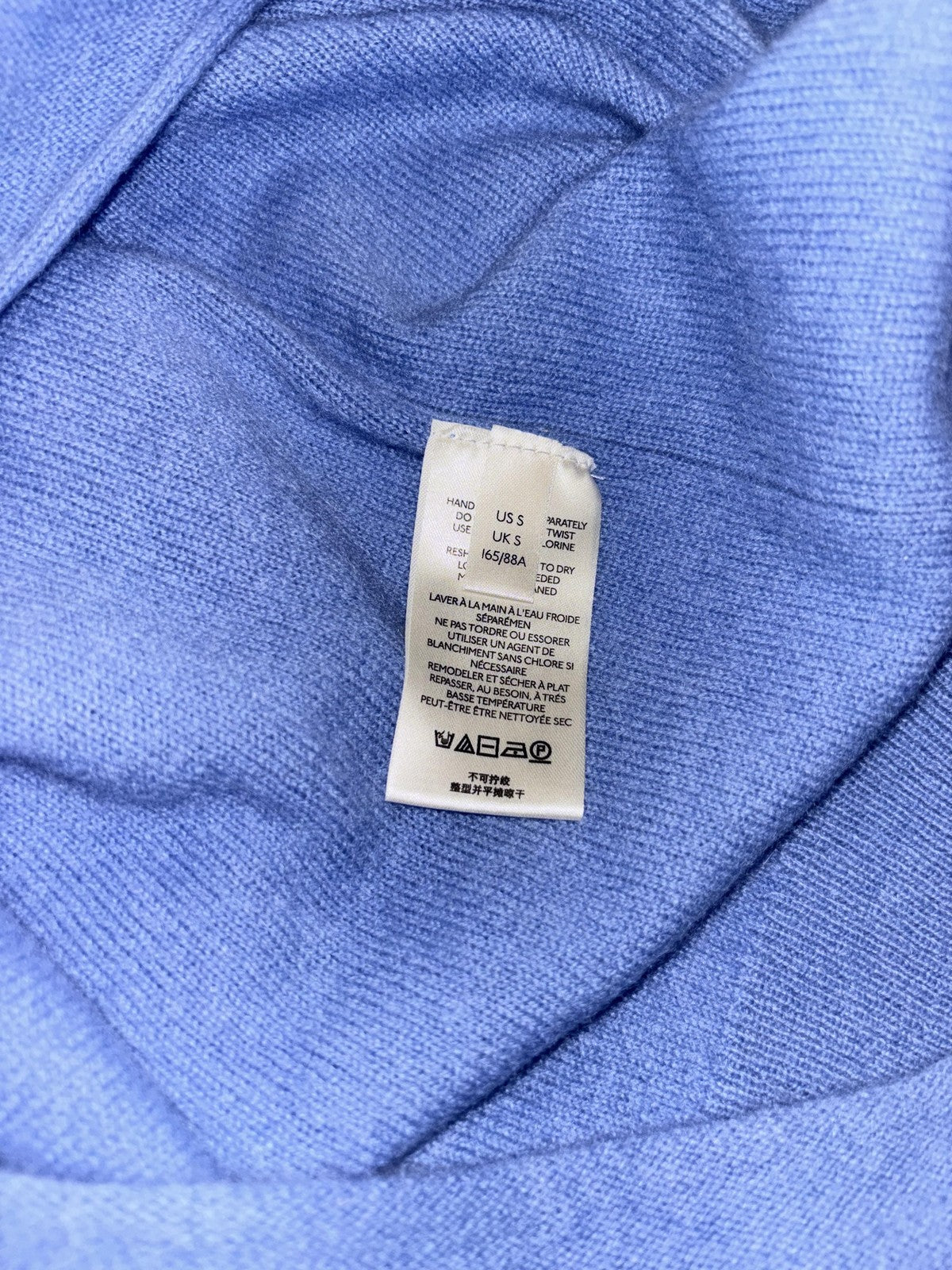 Free People Sweater Womens S Blue V Neck Lightweight Knit Pullover Raglan Casual