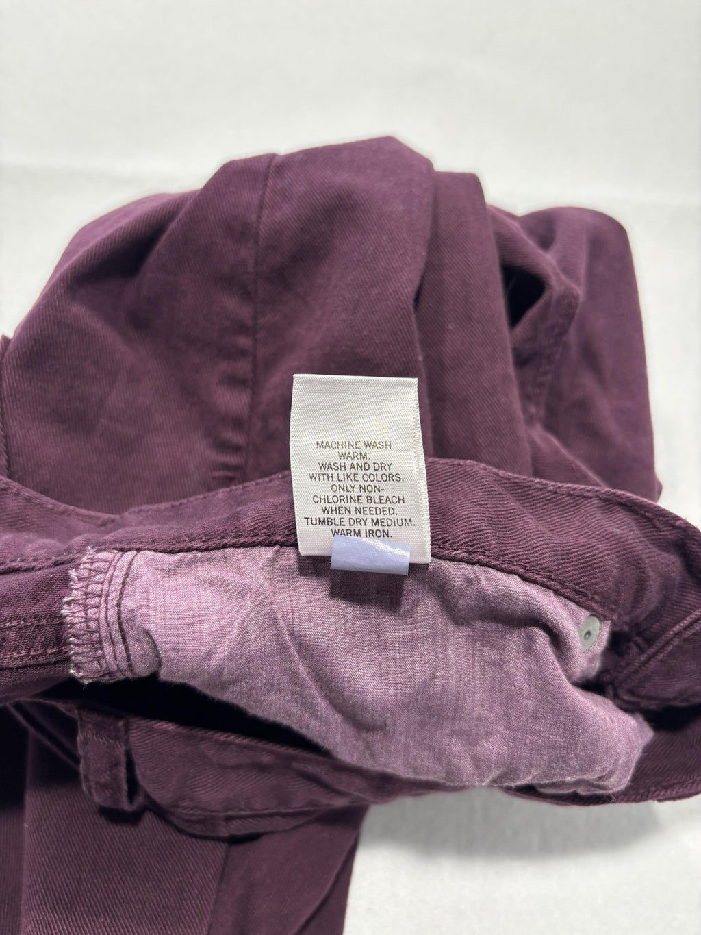 Banana Republic Skinny Jeans Womens 6 Purple Dark Wash Mid Rise Stretch 29x30