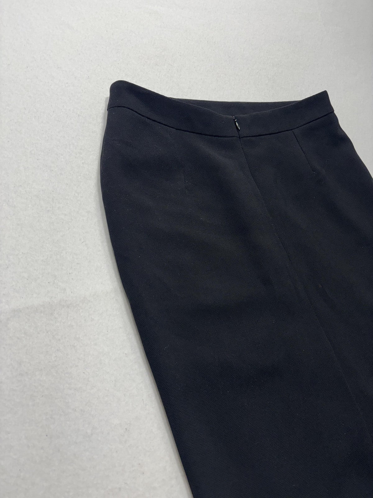 Blum & Co Skirt Womens 8 Red Plaid Black Colorblock Knee Length Pencil Work