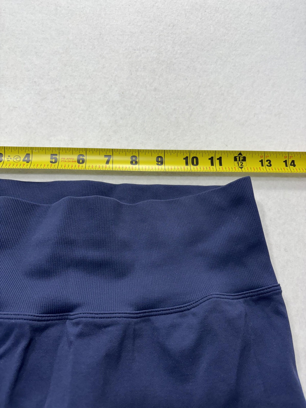 Leggings Womens Medium Blue High Rise 24.5" Inseam Ankle Stretch Yoga Athletic