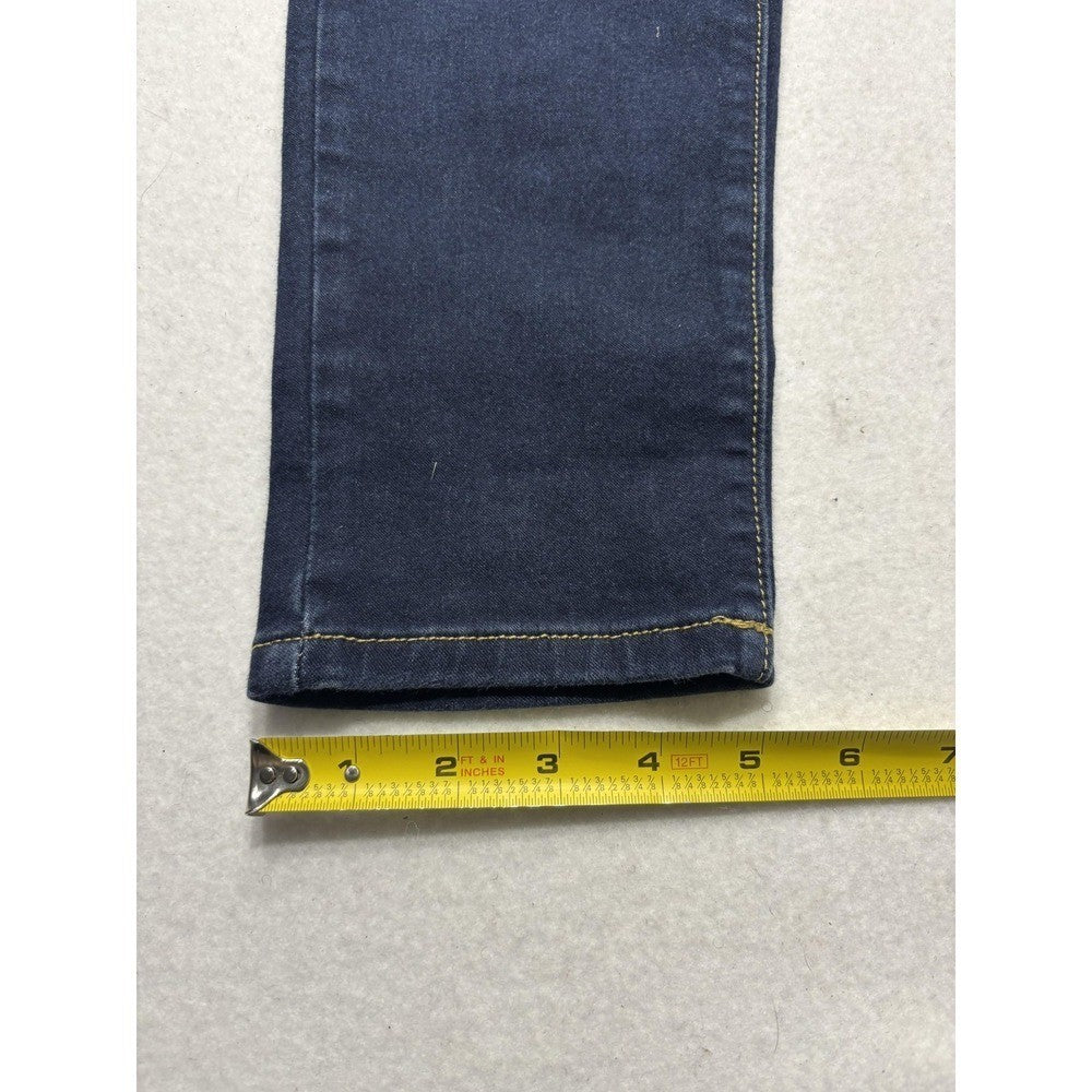 Michael Kors Izzy Skinny Jeans Womens 10 Blue Dark Wash Mid Rise Stretch 32x28