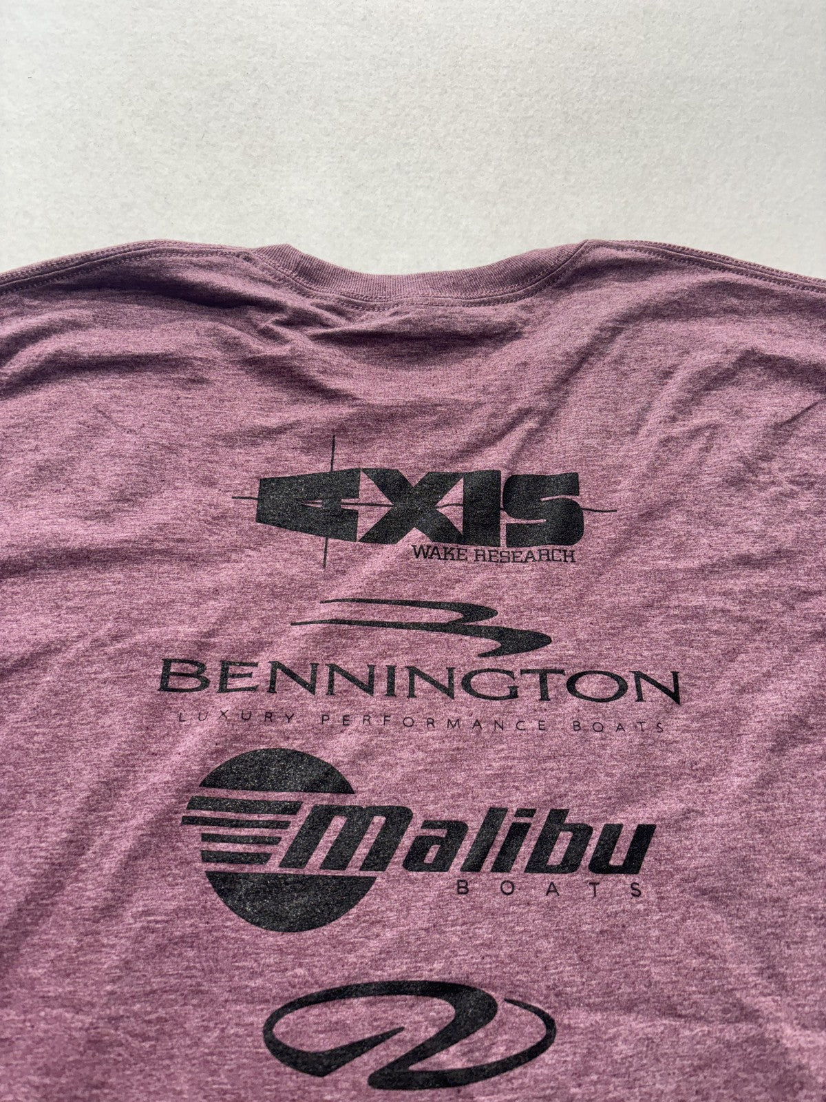Gildan Shirt Mens XL Purple Team SMG Boats Axis Bennington Malibu Graphic Tee