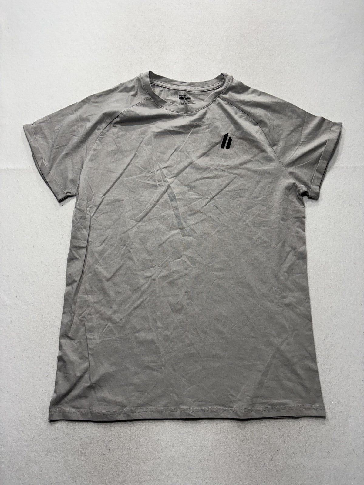 HyprMV Shirt Mens XL Gray Incognito Training Tee Raglan Athletic Gym Stretch