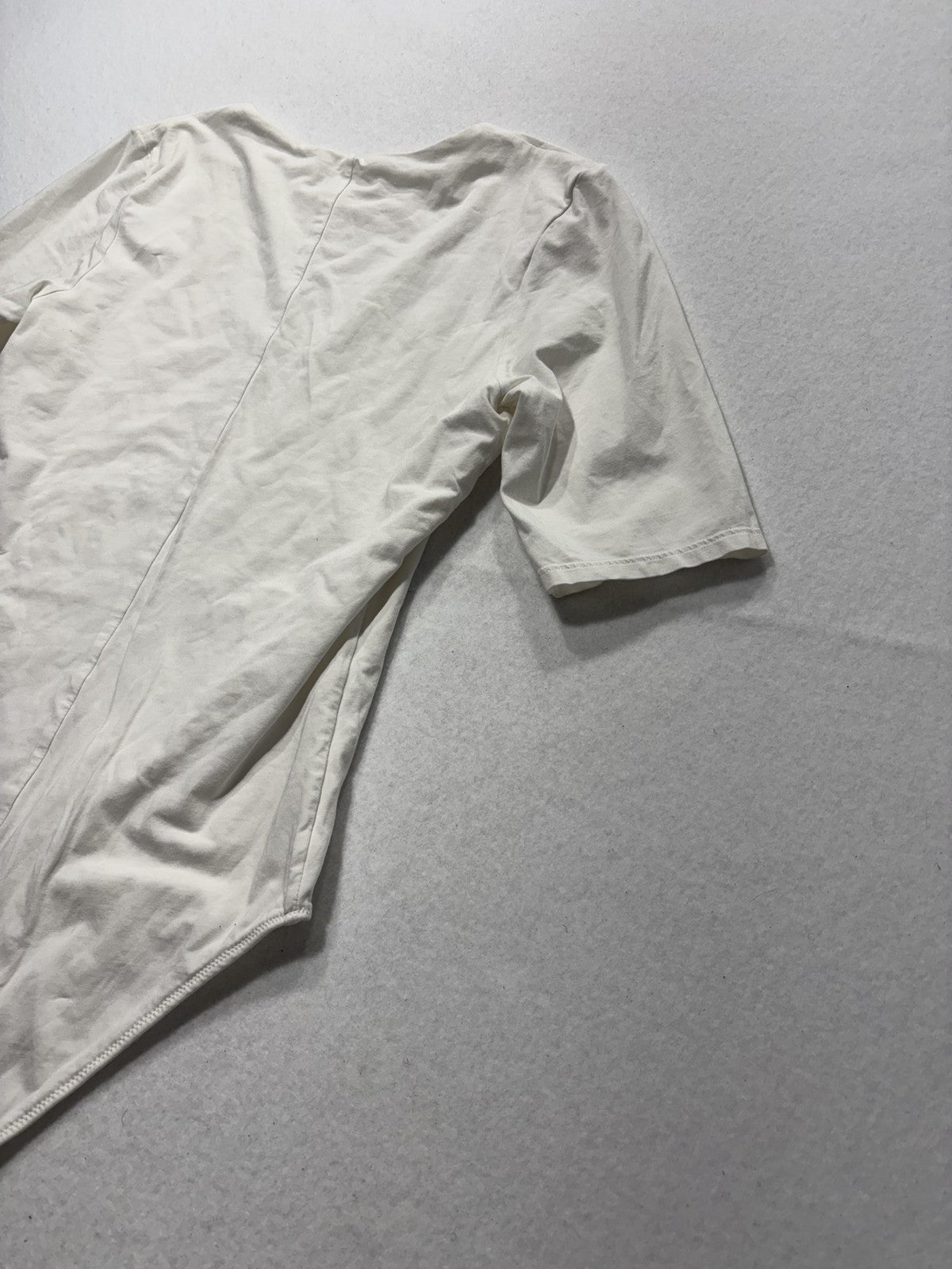 Everlane Bodysuit Womens Medium White Supima Cotton Jersey Short Sleeve Thong