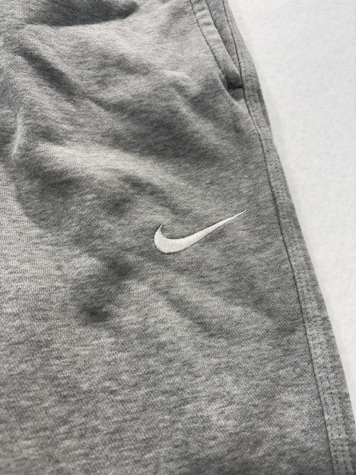 Nike Jogger Pants Mens XL Gray Fleece Elastic Waist Tapered Athletic Pockets
