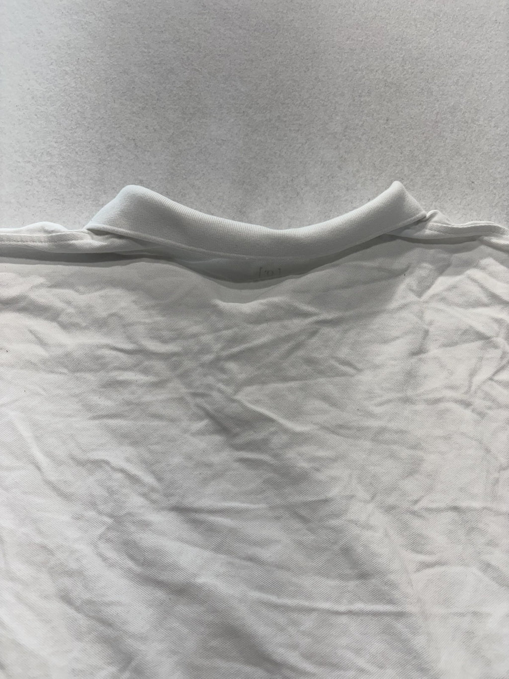 George Polo Shirt Mens 2XL White Stretch Knit Short Sleeve Tagless Casual