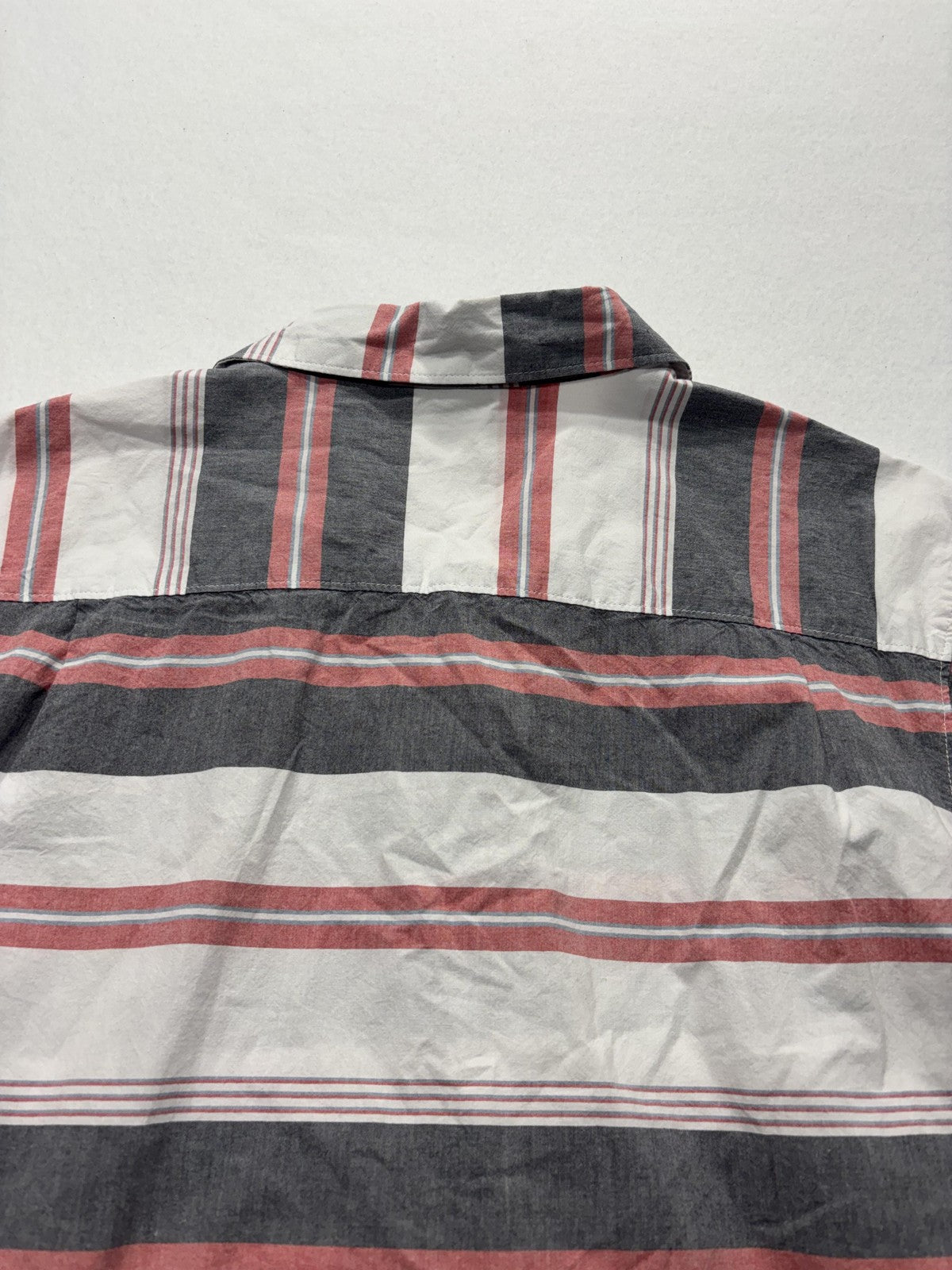 Columbia Shirt Mens Large Multicolor Striped Short Sleeve Button Up Casual