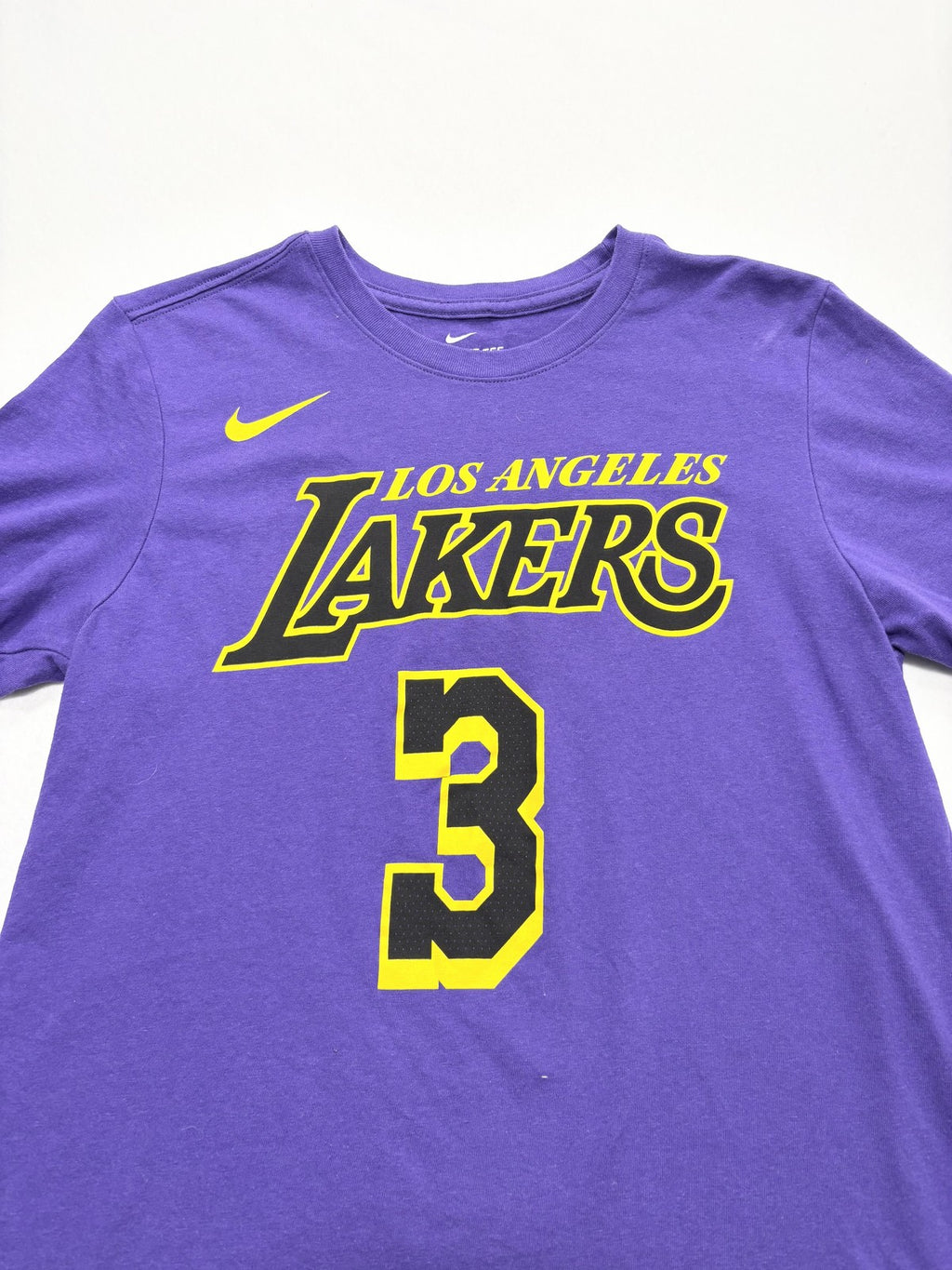 Los Angeles Lakers Shirt Mens Medium Purple NBA Anthony Davis Nike Dri Fit