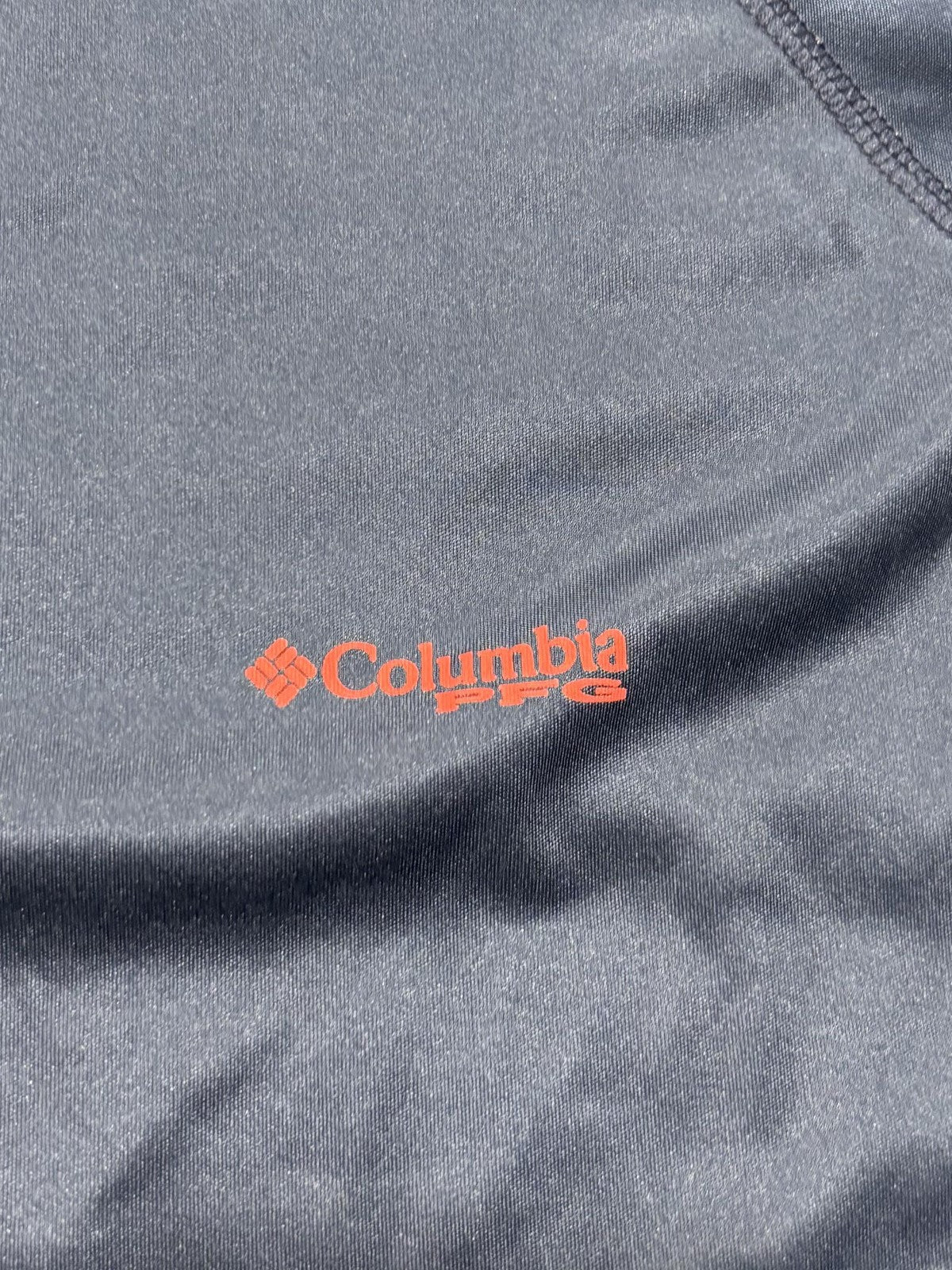 Columbia PFG Omni-Shade Shirt Mens Large Blue Long Sleeve Fishing UV Protection