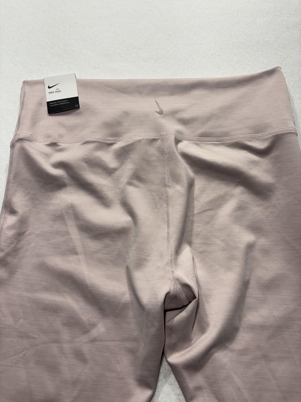 Nike Yoga Leggings Womens XL Pink Dri-FIT High Rise 7/8 Length Ankle Training