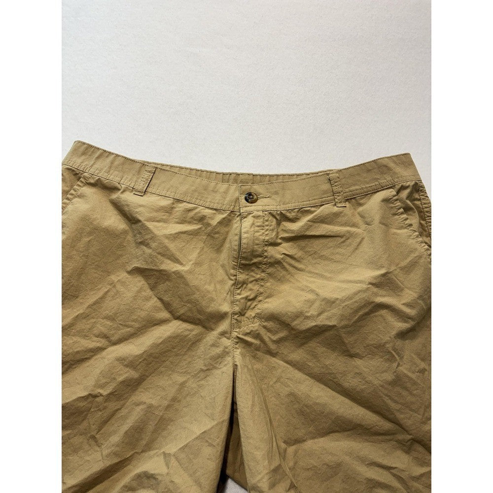 Columbia Mens Chino Shorts 38 Beige 8 Inseam Lightweight Lined AM4471 Khaki
