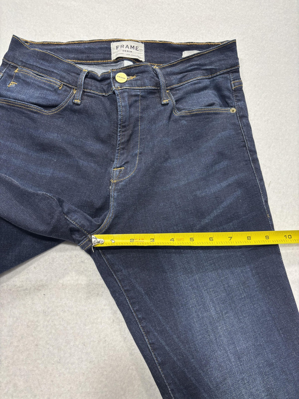 FRAME Le High Skinny Jeans Womens 29 Blue Dark Wash High Rise Stretch 29x29