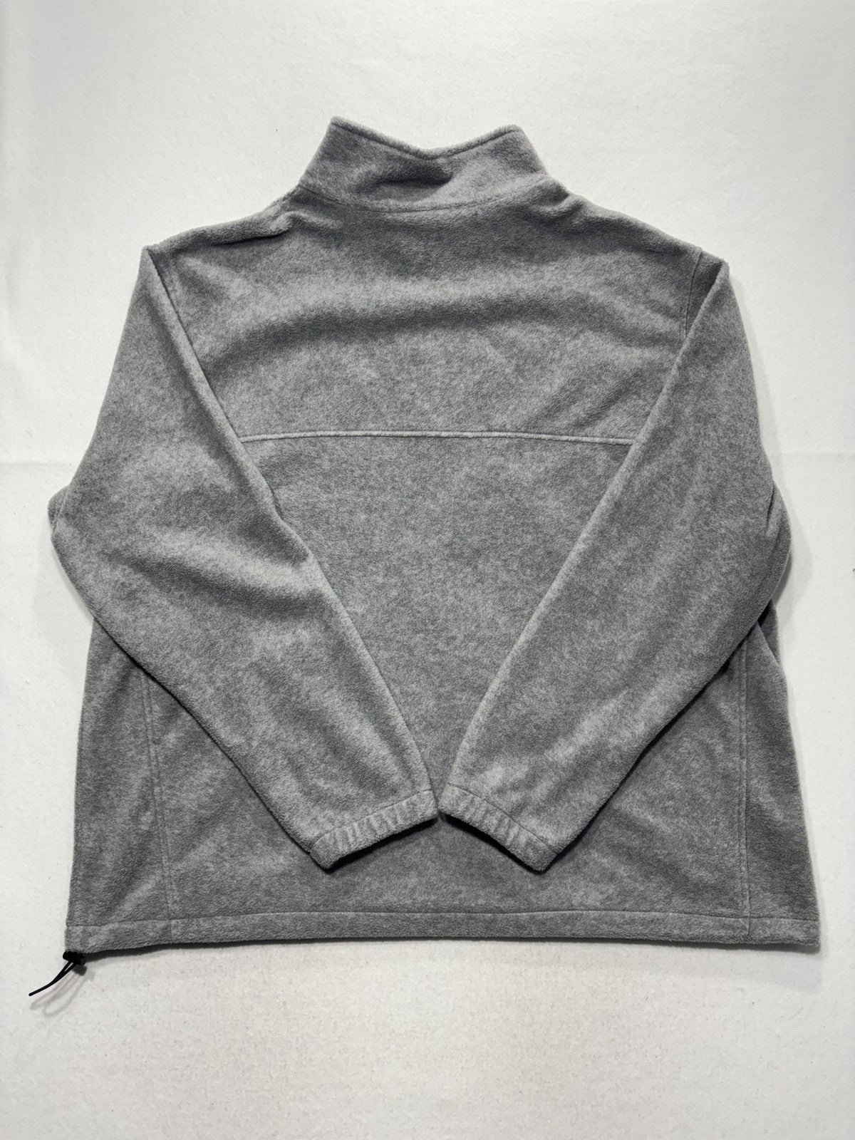 Columbia Jacket Mens 3XL Gray Fleece Full Zip Stand Collar Lightweight Outdoor