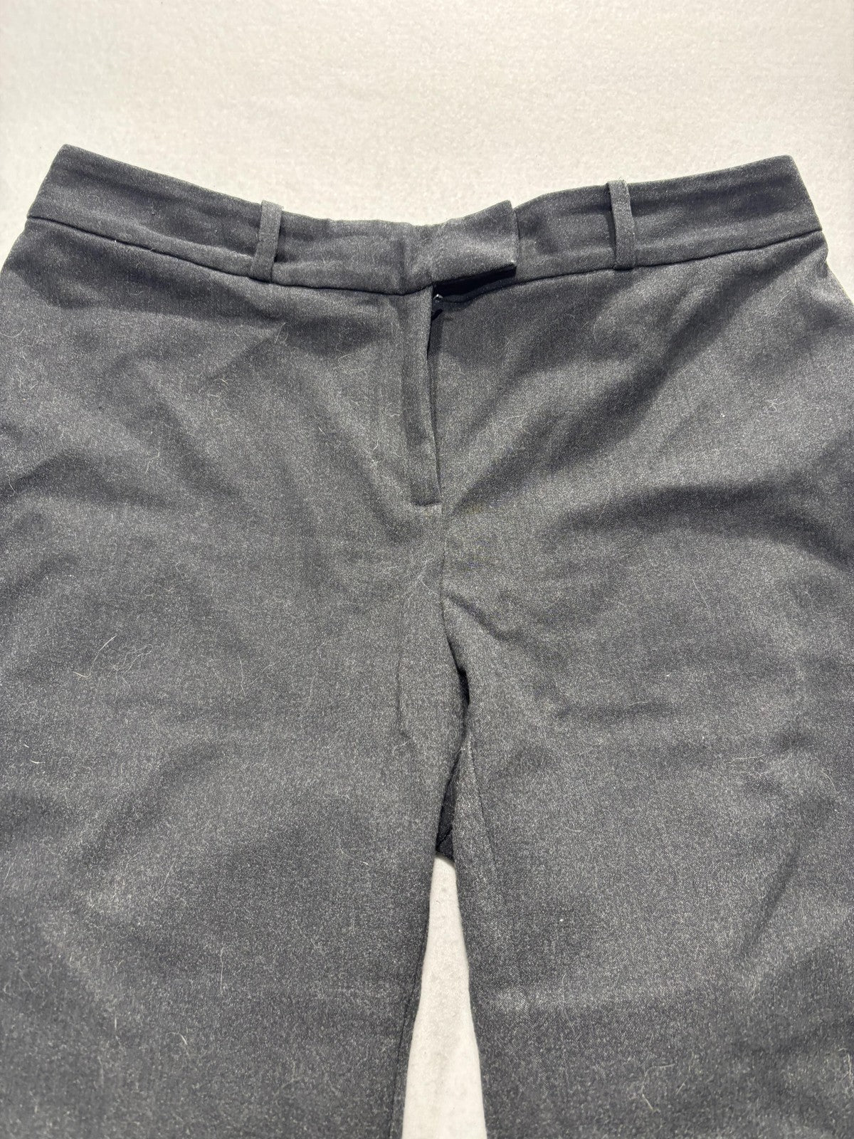 Liz Claiborne Dress Pants Womens 6 Gray Emma Classic Straight Leg Stretch Career