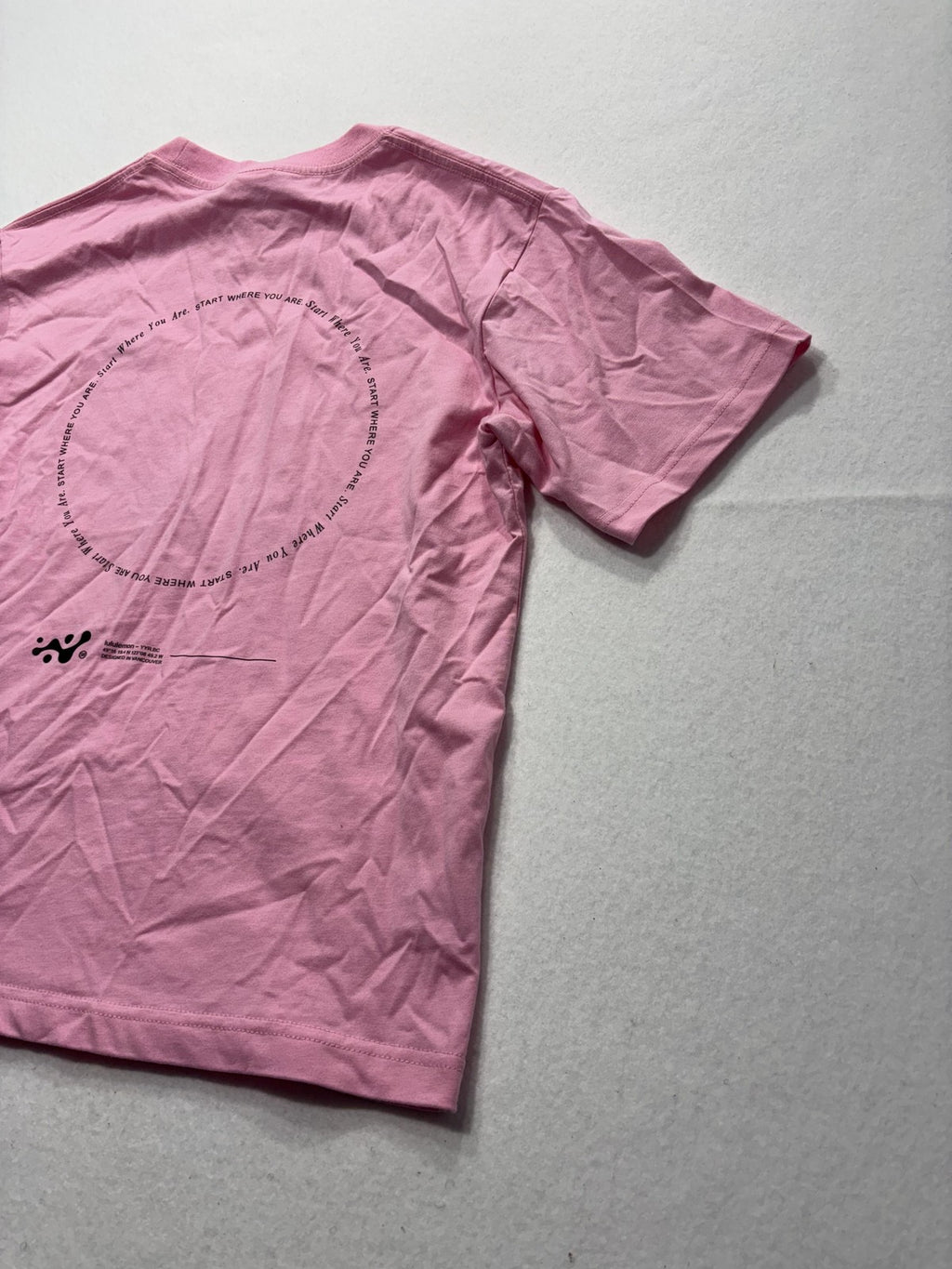 Champion Beast Shirt Mens Medium Pink Lululemon Start Where You Are Tee