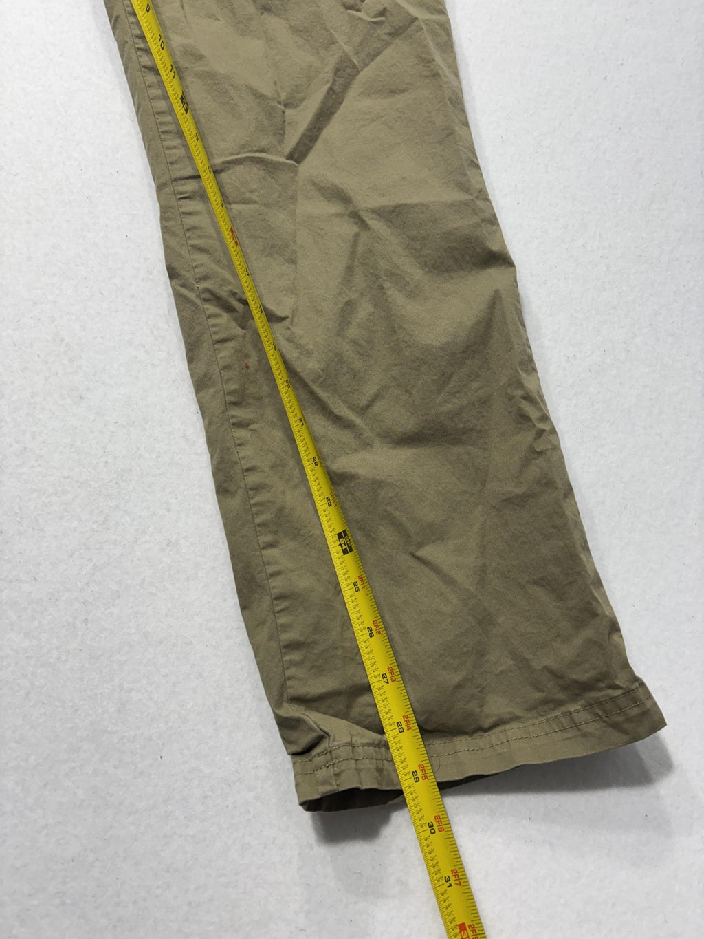Columbia Khaki Pants Mens 34x30 Green Regular Fit Canvas Stretch Casual Outdoor
