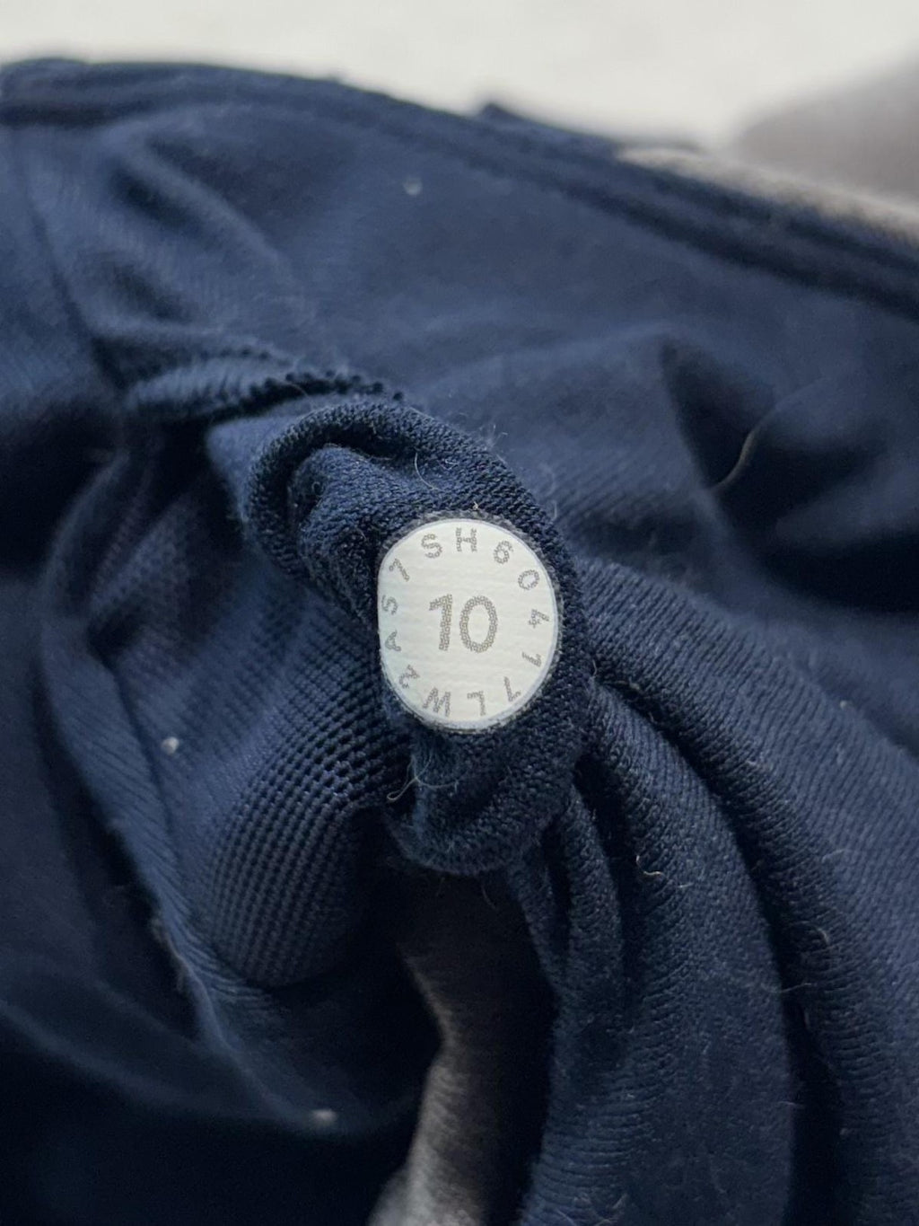 Lululemon Sports Bra Womens 10 Blue Gray Yellow Colorblock Medium Support