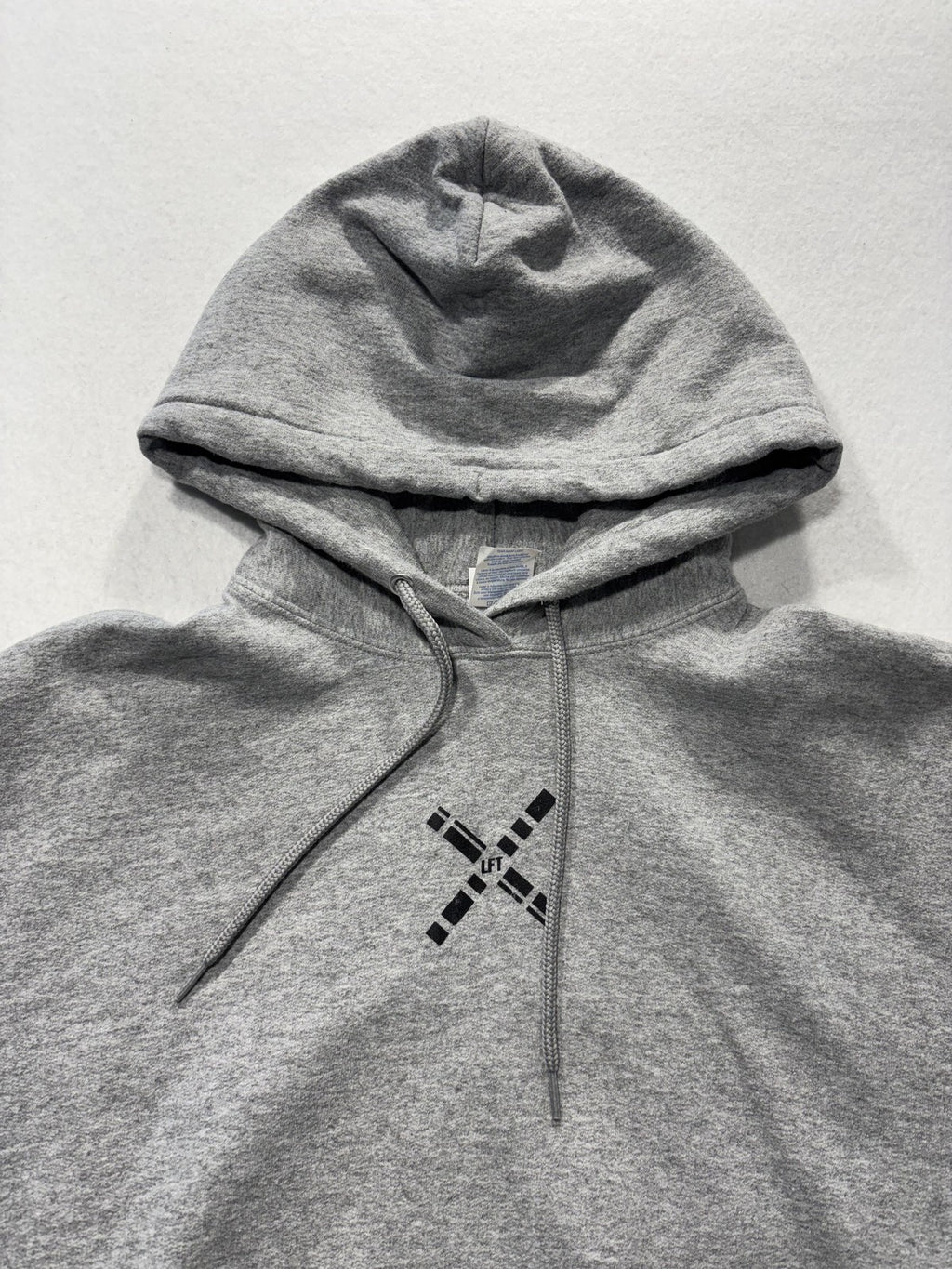 Port & Company Hoodie Mens Large Gray LFT HVY SHT Fleece Pullover Gym Training