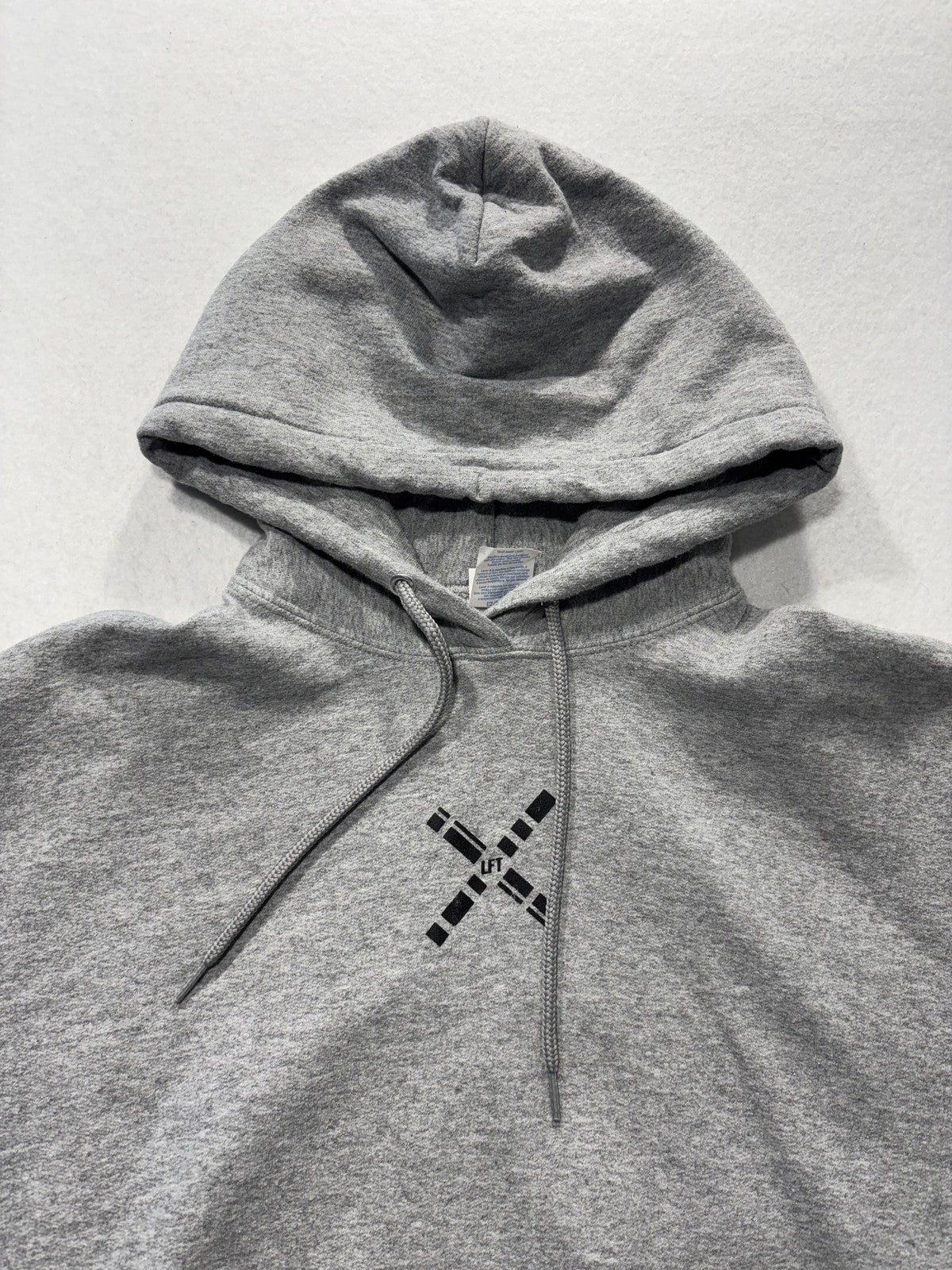 Port & Company Hoodie Mens Large Gray LFT HVY SHT Fleece Pullover Gym Training