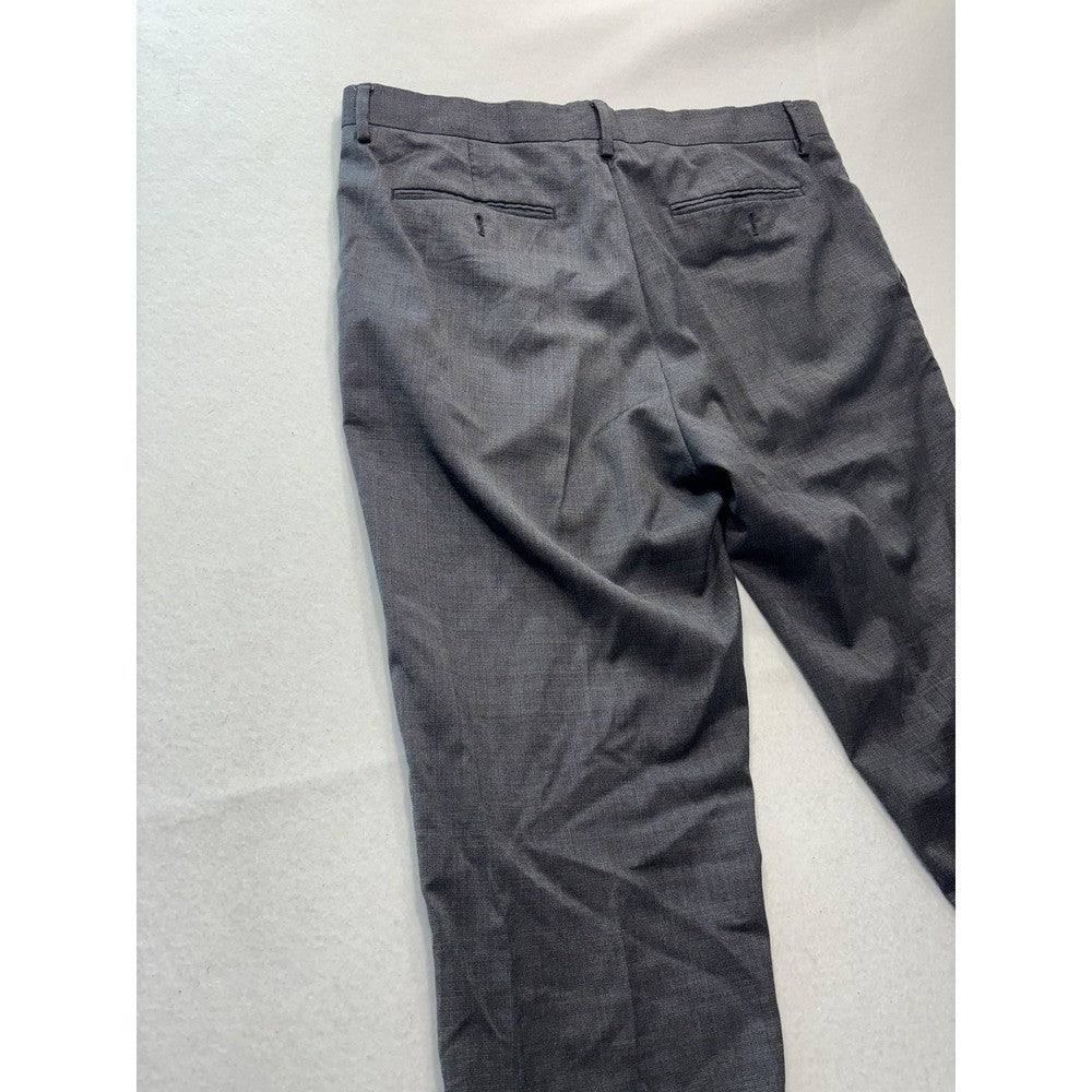Banana Republic Dress Pants Mens 35x31 Gray Tailored Slim Fit Office Work