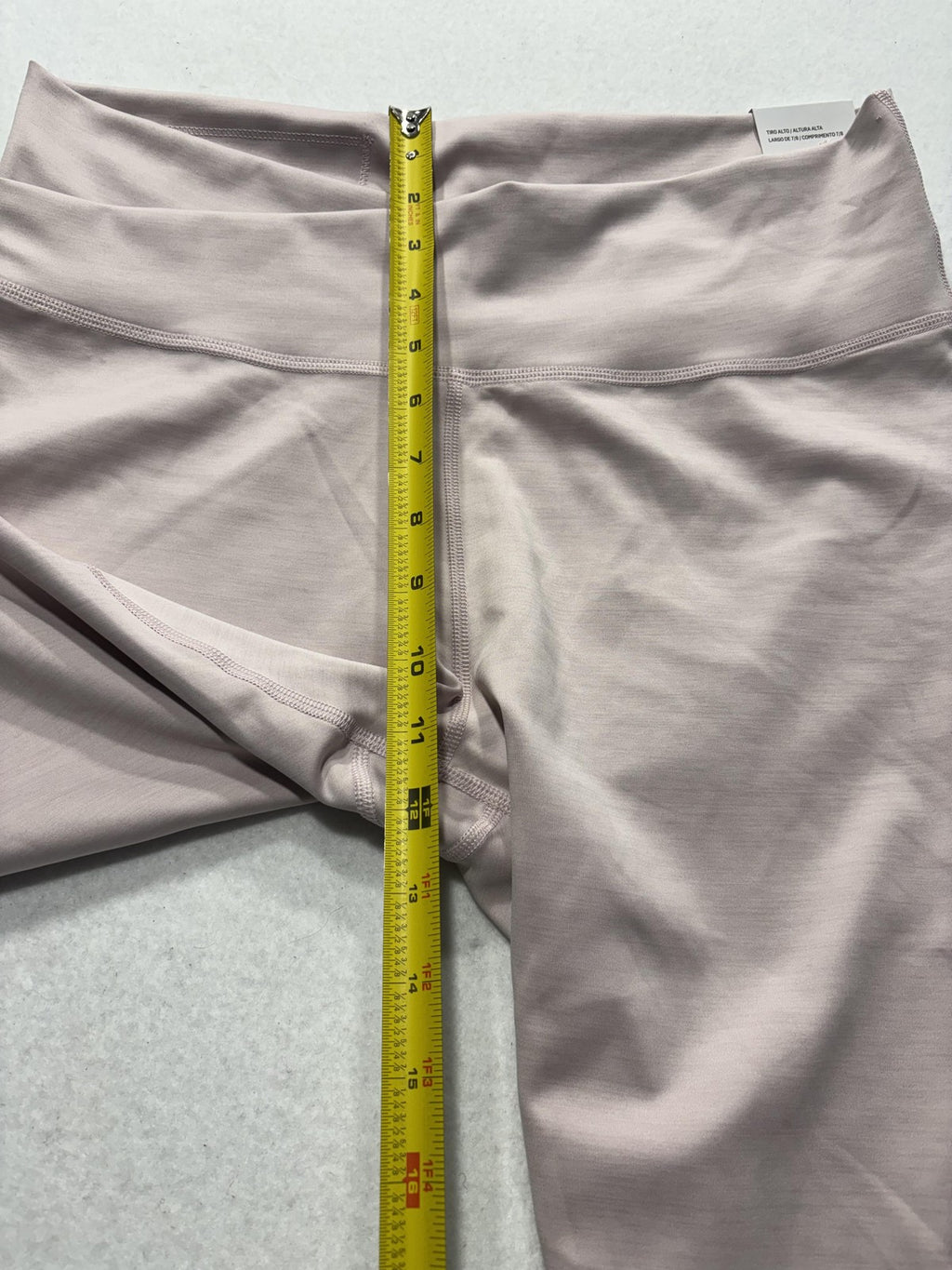 Nike Yoga Leggings Womens XL Pink Dri-FIT High Rise 7/8 Length Ankle Training