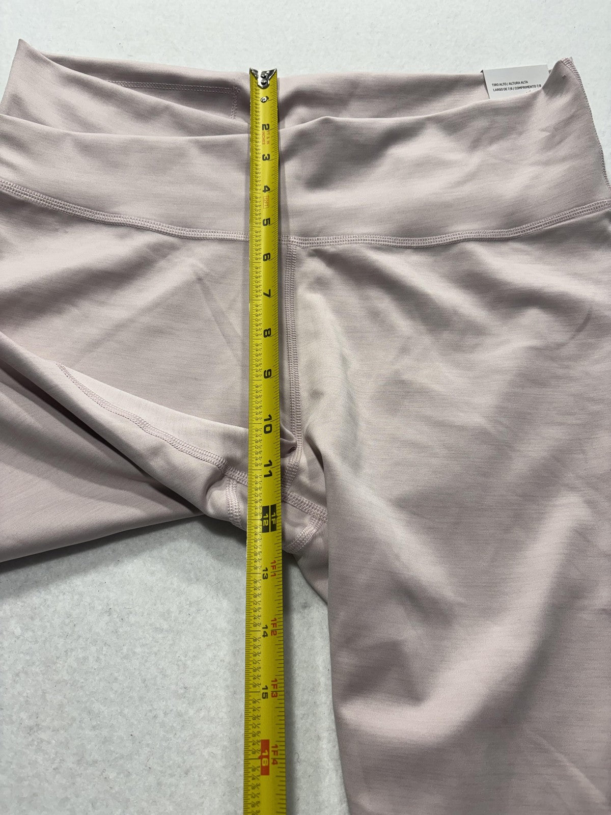Nike Yoga Leggings Womens XL Pink Dri-FIT High Rise 7/8 Length Ankle Training