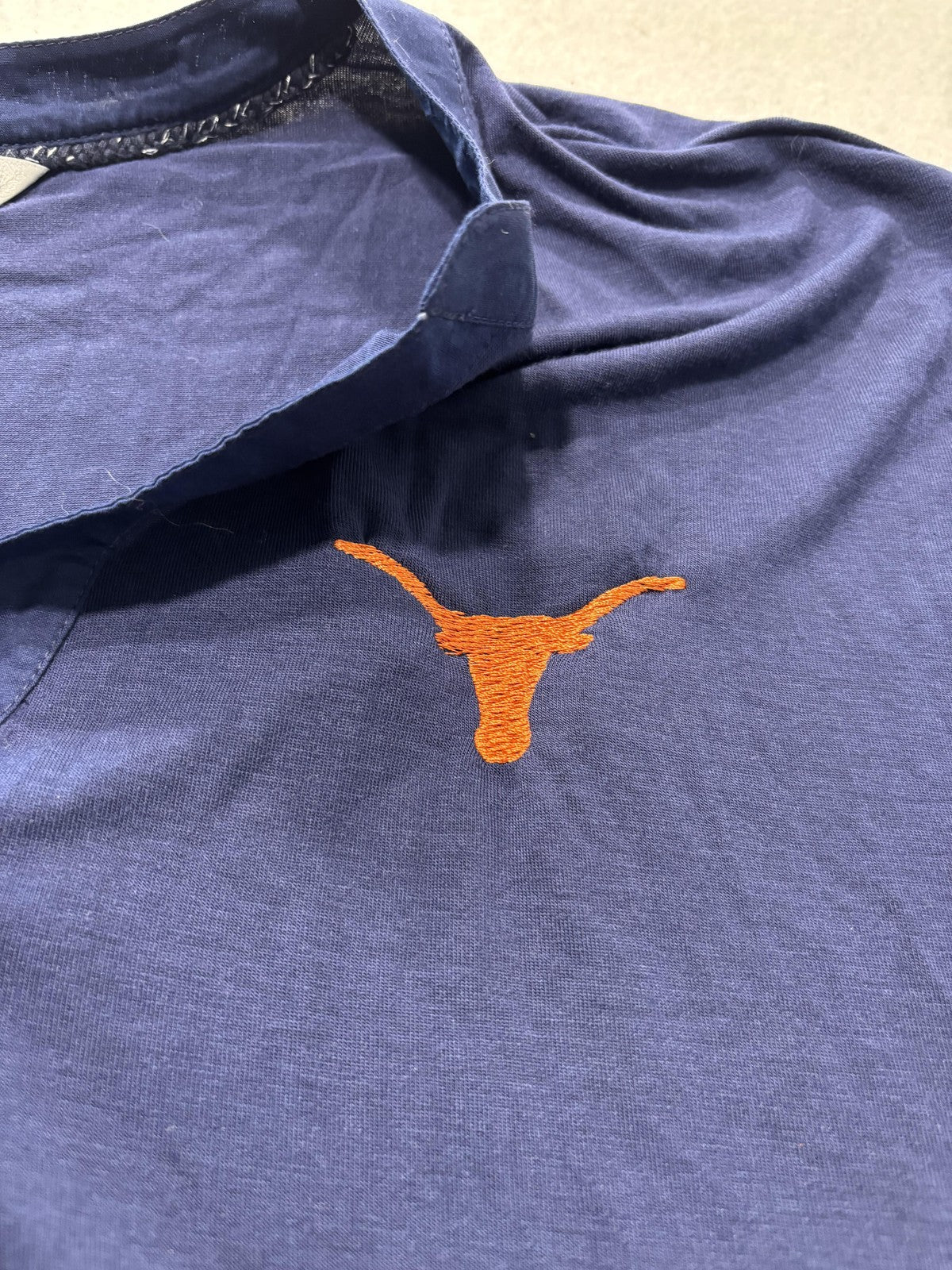 Texas Longhorns Shirt Womens XS Blue NCAA Football Tommy Bahama V Neck Top