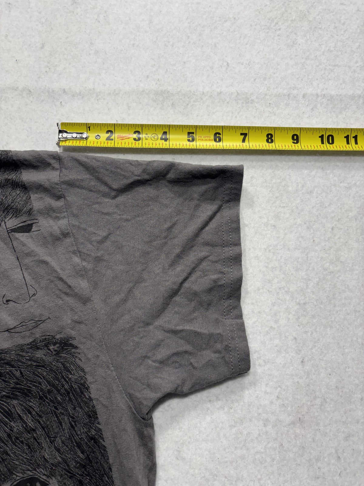The Beatles Shirt Mens Large Gray Revolver Album Graphic Tee 2022 Rock Band
