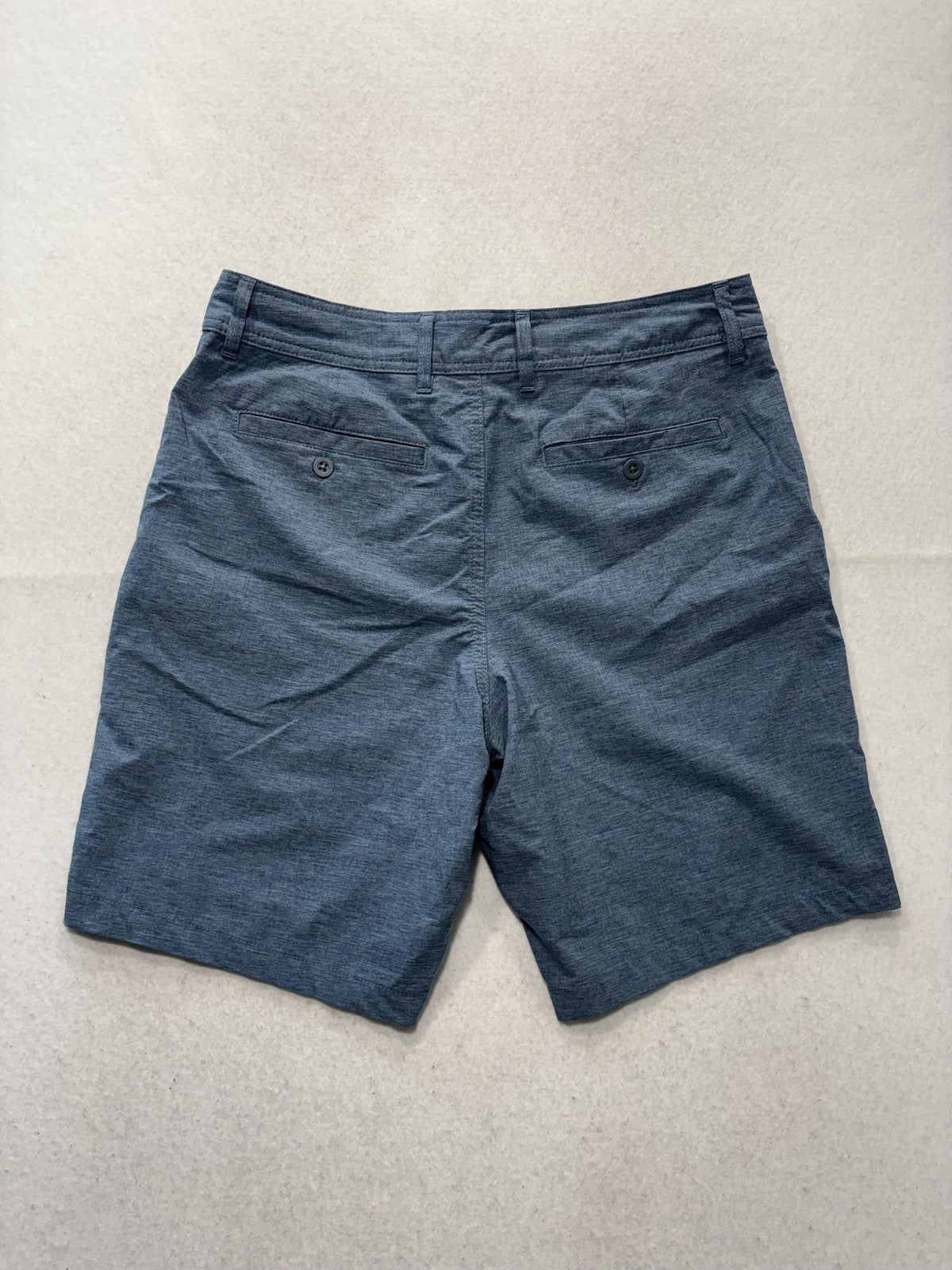 Goodfellow & Co Chino Shorts Mens 30 Blue Stretch Quick Dry 9 Inseam VN 1981193
