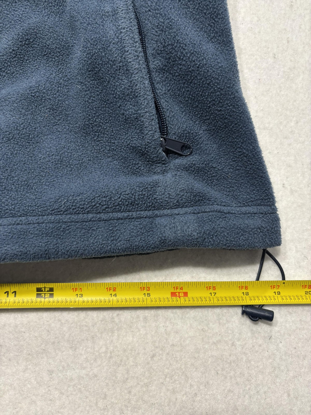 Columbia Jacket Womens M Blue Fleece Full Zip Stand Collar Pockets Outdoor