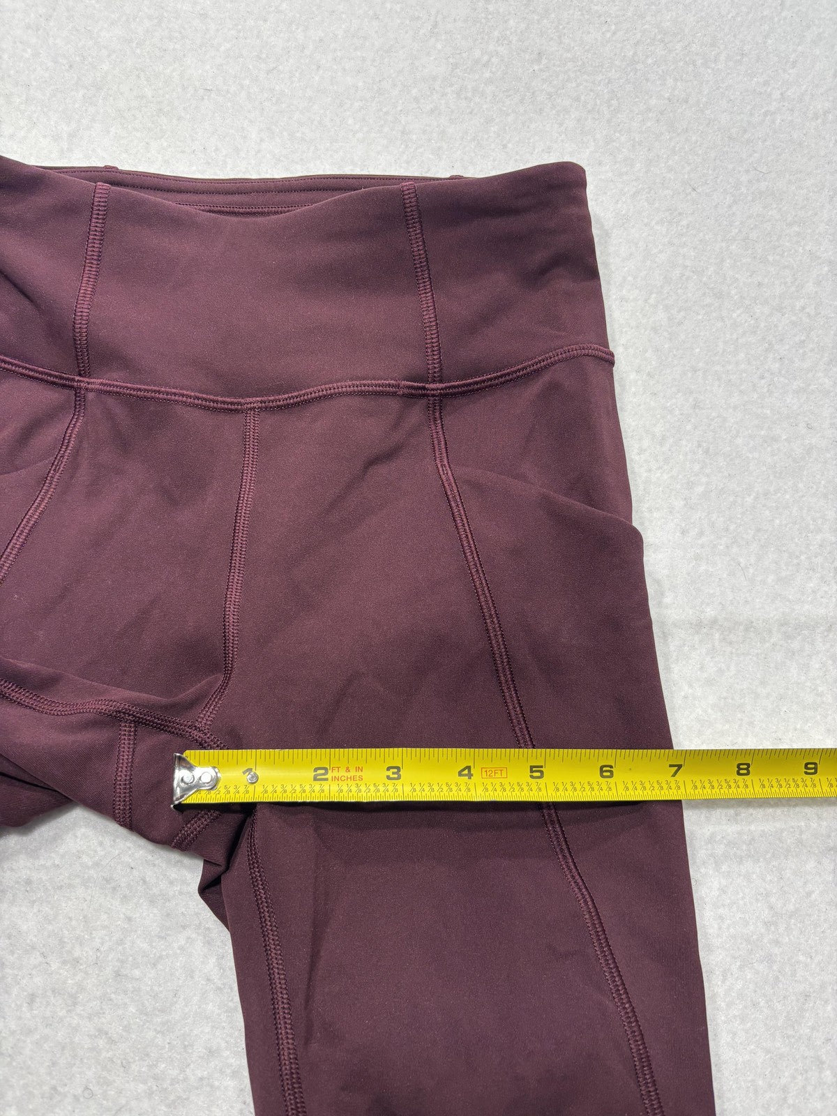 Lululemon Leggings Womens 2 Purple High Rise Cropped 23" Inseam Yoga Stretch