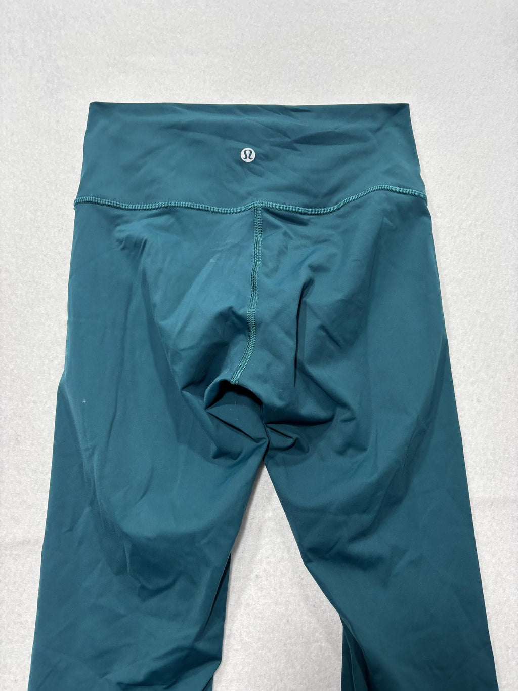 Lululemon Leggings Womens 6 Green High Rise 30" Inseam Ankle Yoga Stretch