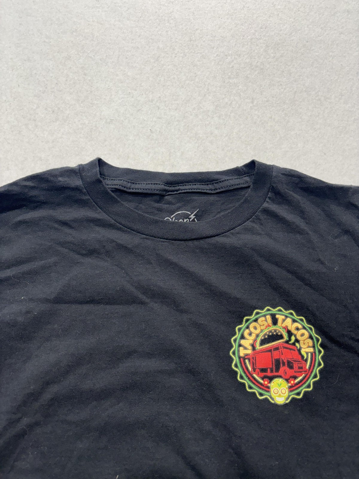 Neon Riot Shirt Mens Small Black Tacos Tacos Taco Truck Graphic Tee Los Angeles