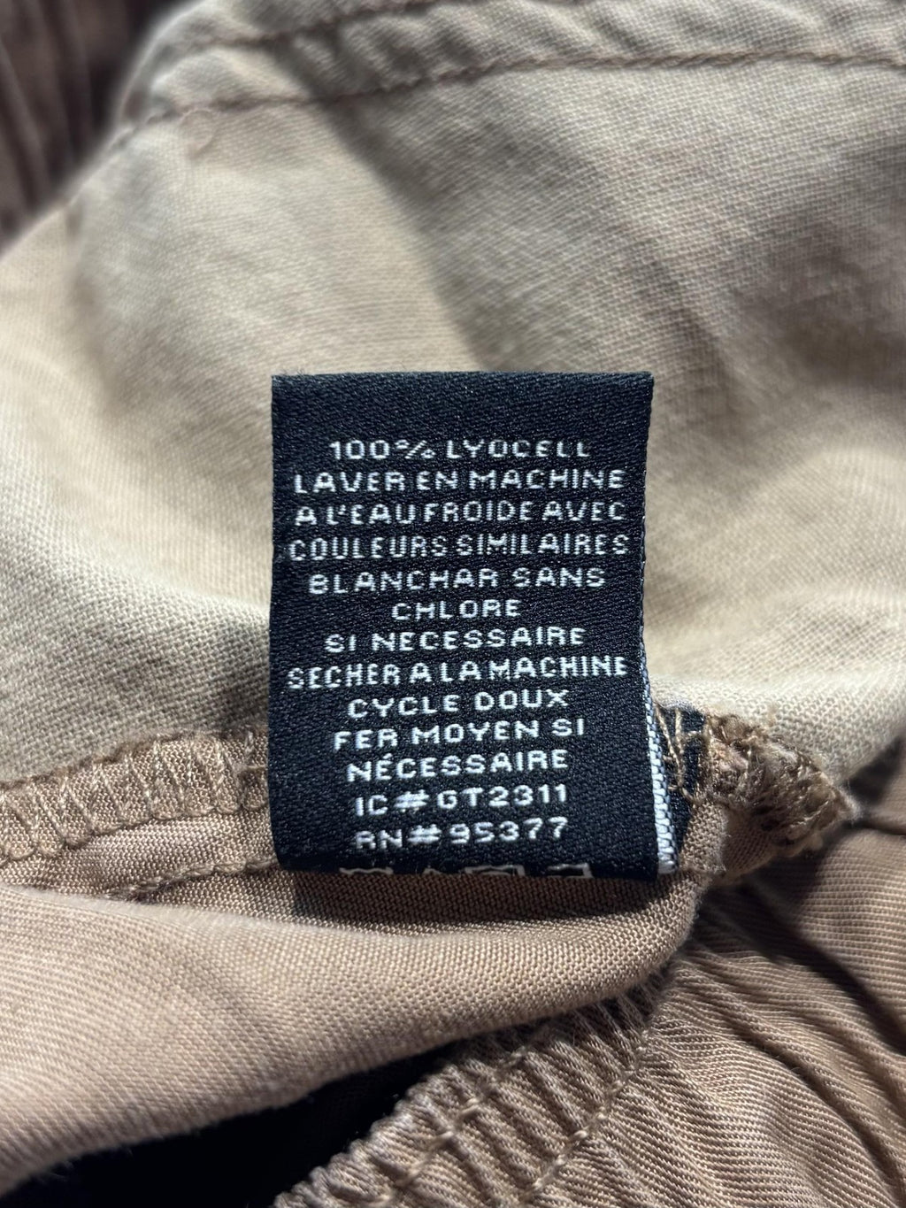 Sanctuary Cargo Pants Womens M Brown Lyocell Twill Straight Leg XP9169E1