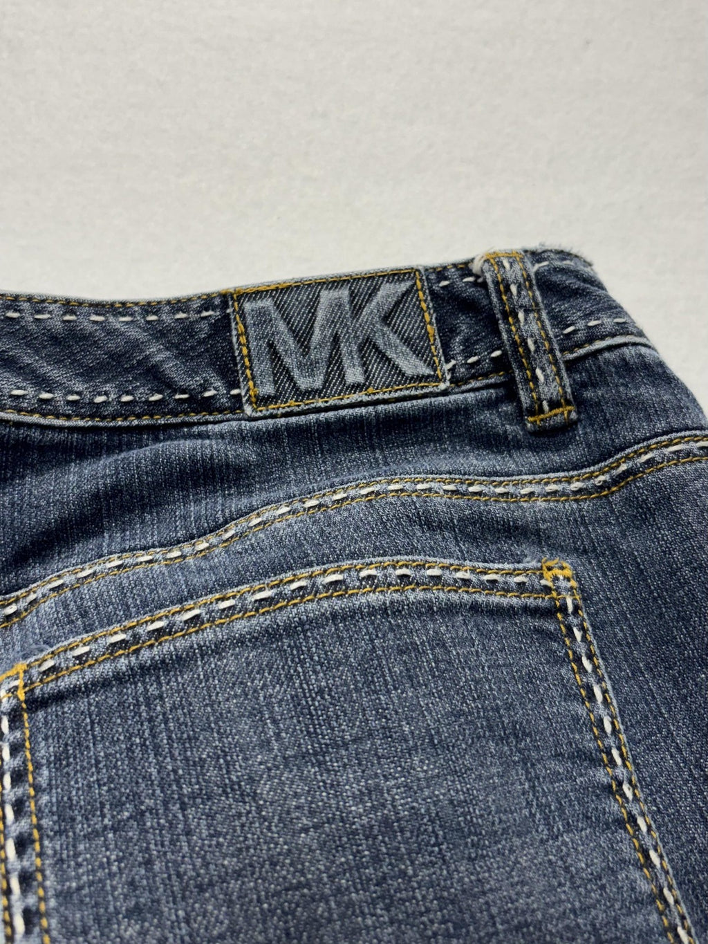 Michael Kors Jeans Womens 8P Blue Medium Wash Mid Rise Bootcut Stretch 30x30