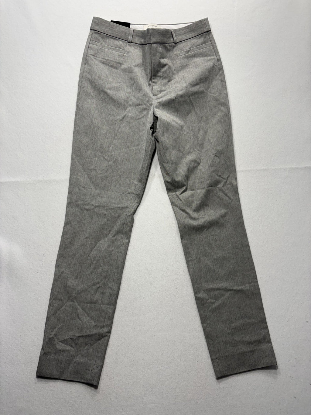 Banana Republic Dress Pants Womens 6 Gray High Rise Sloan Slim Stretch Twill