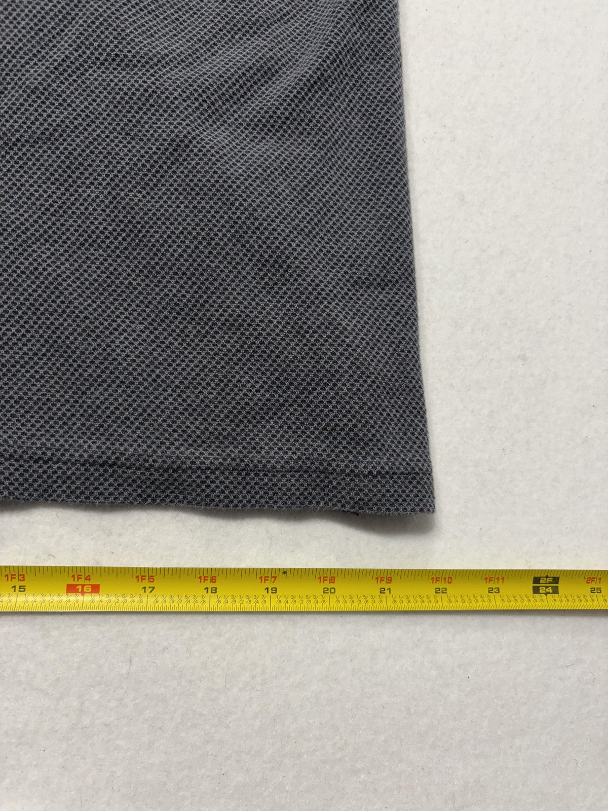 Tommy Bahama Polo Shirt Mens Large Gray Geometric Cotton Knit Short Sleeve Logo