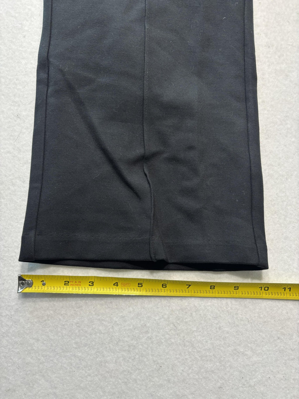 J.Crew Dress Pants Womens 20 Black Ponte Straight Leg Pull On Crop Stretch