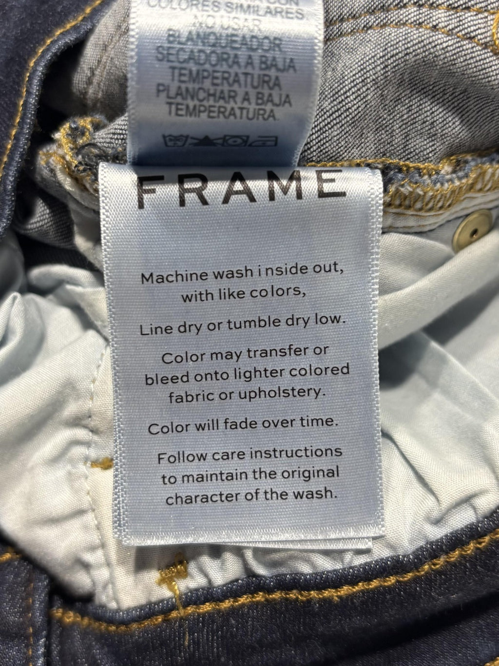 FRAME Le High Skinny Jeans Womens 29 Blue Dark Wash High Rise Stretch 29x29
