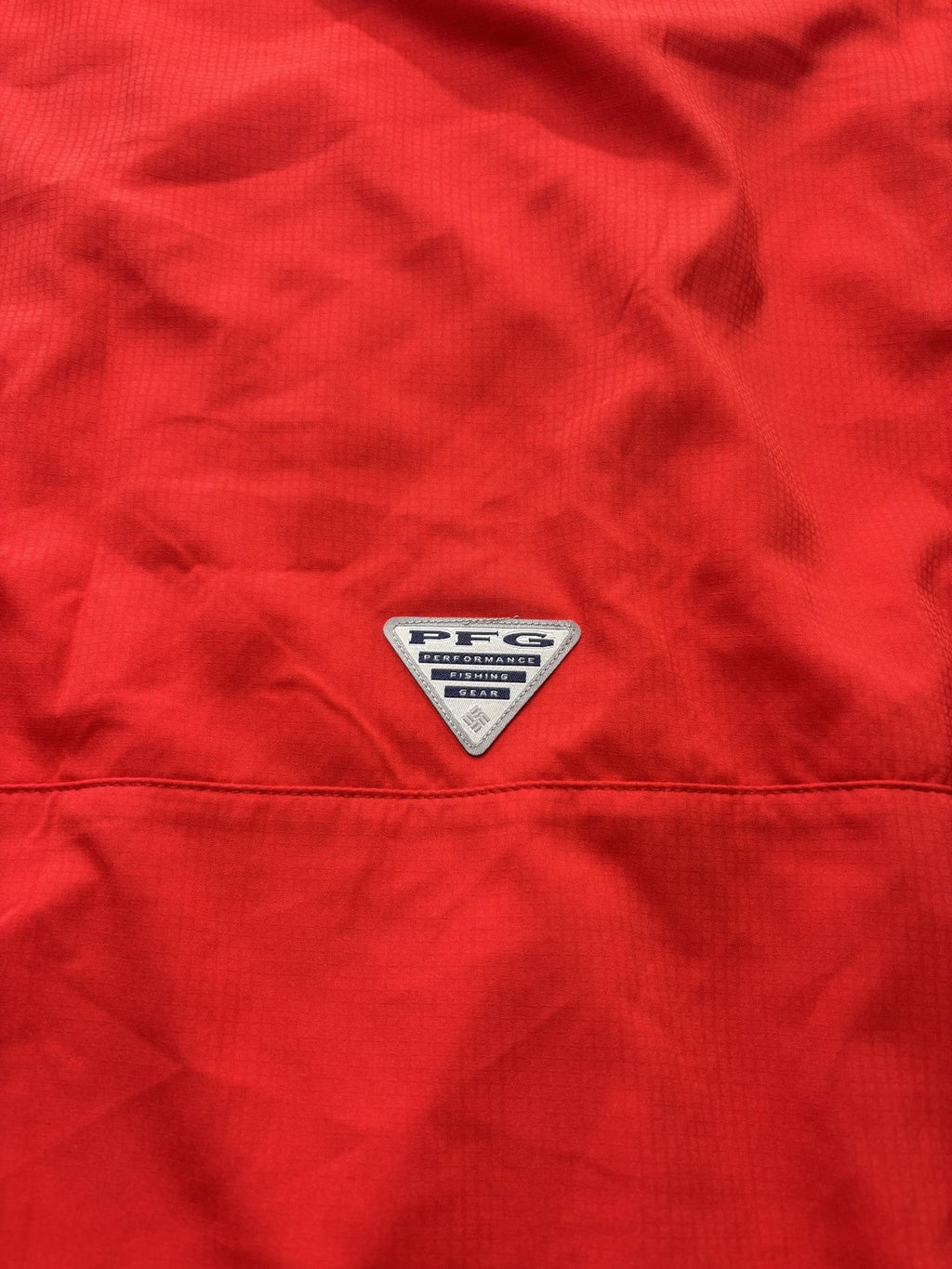 Columbia PFG Tamiami Shirt Mens Large Red Short Sleeve Fishing Button Up Vented