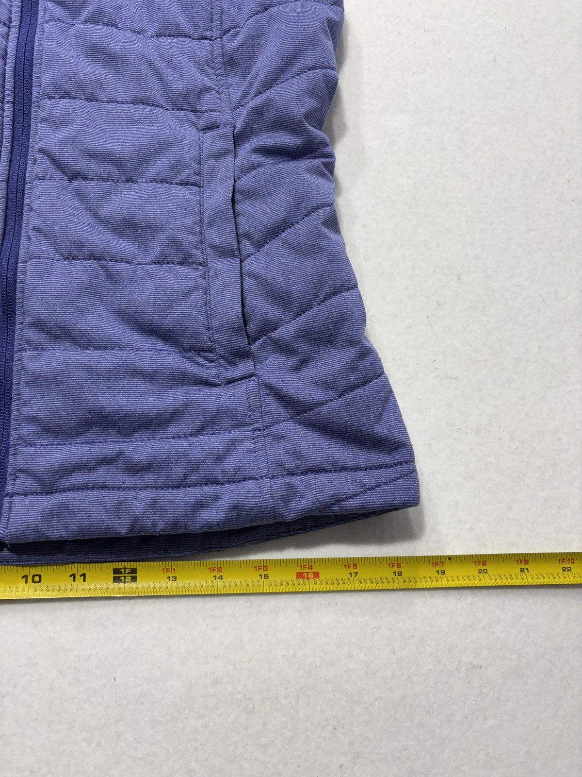 Columbia Vest Womens XS Purple Quilted Insulated Full Zip Stand Collar Outdoor