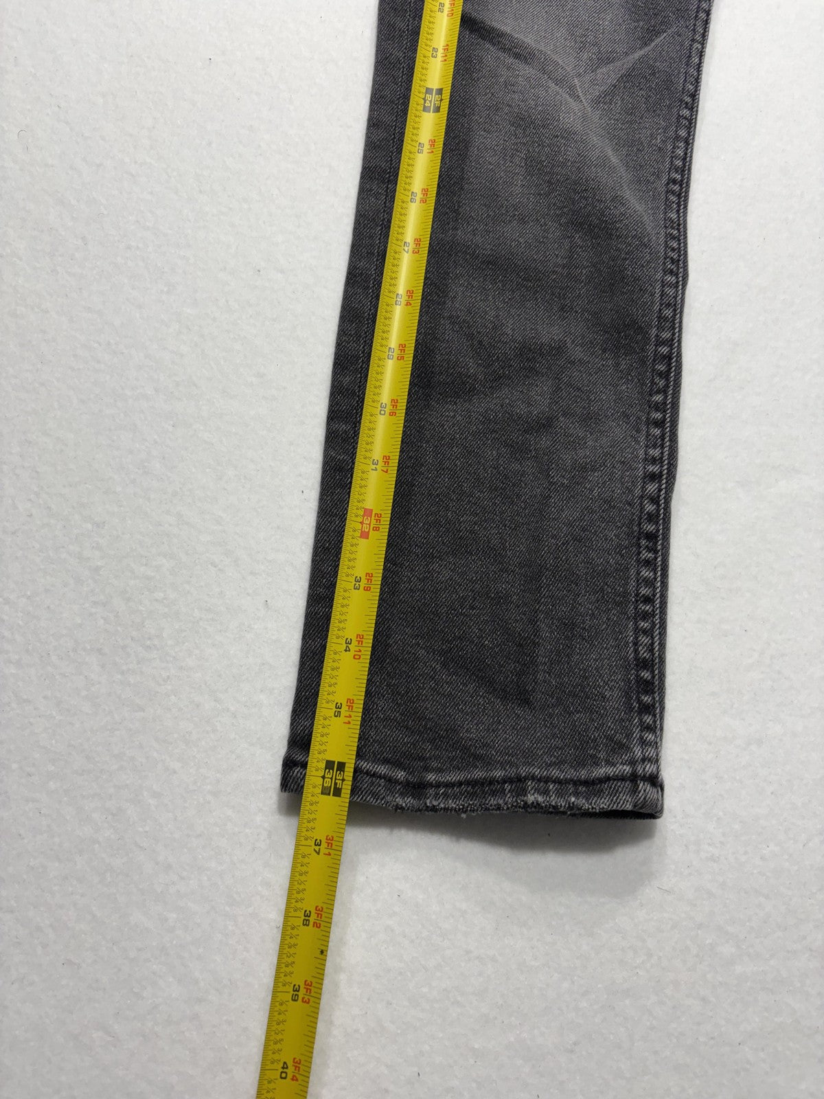 McGuire Bellwoods Vintage Slim Jeans Womens 25 Gray Beaded Rhinestone 25x30